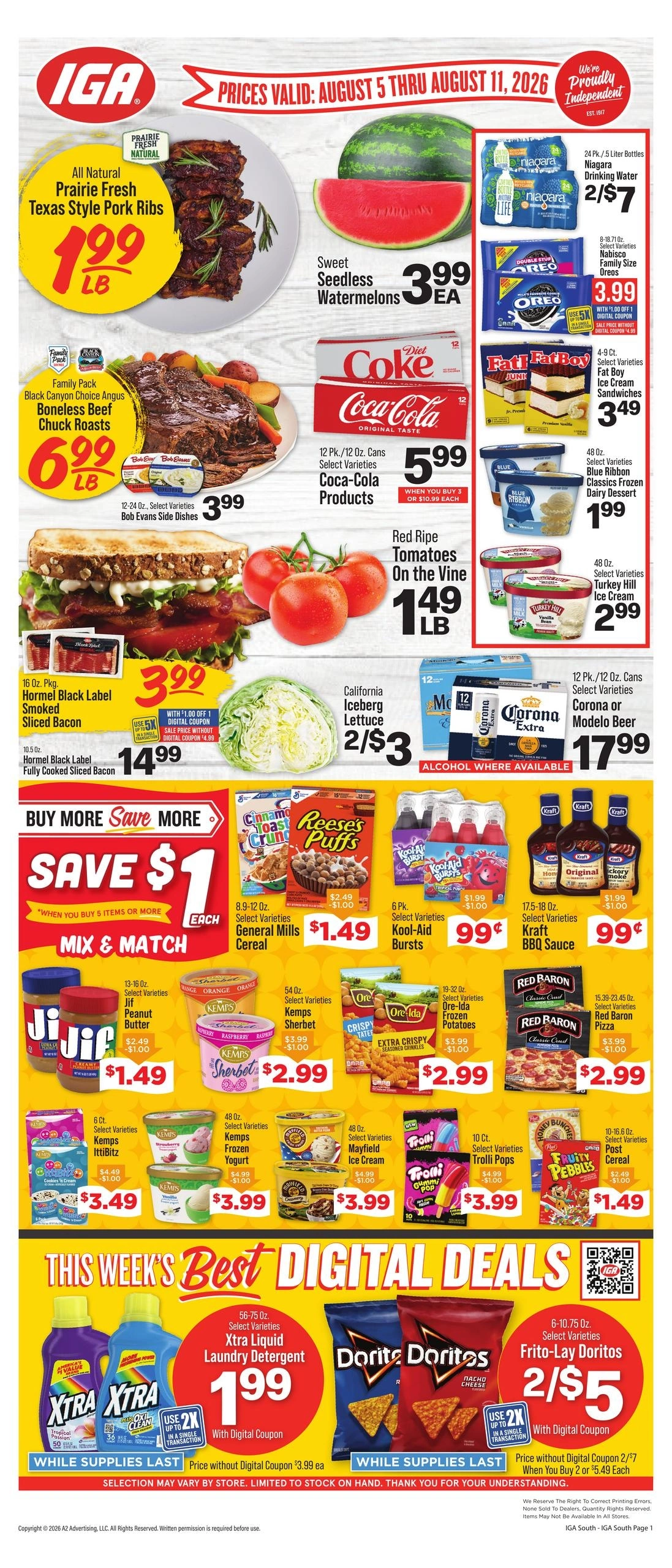 IGA flyer page 1