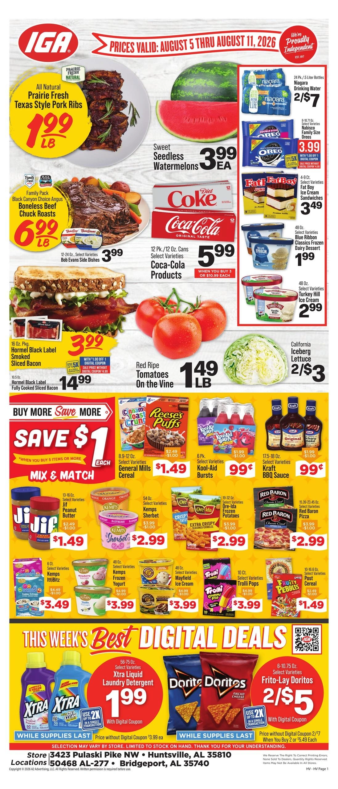 IGA flyer page 1