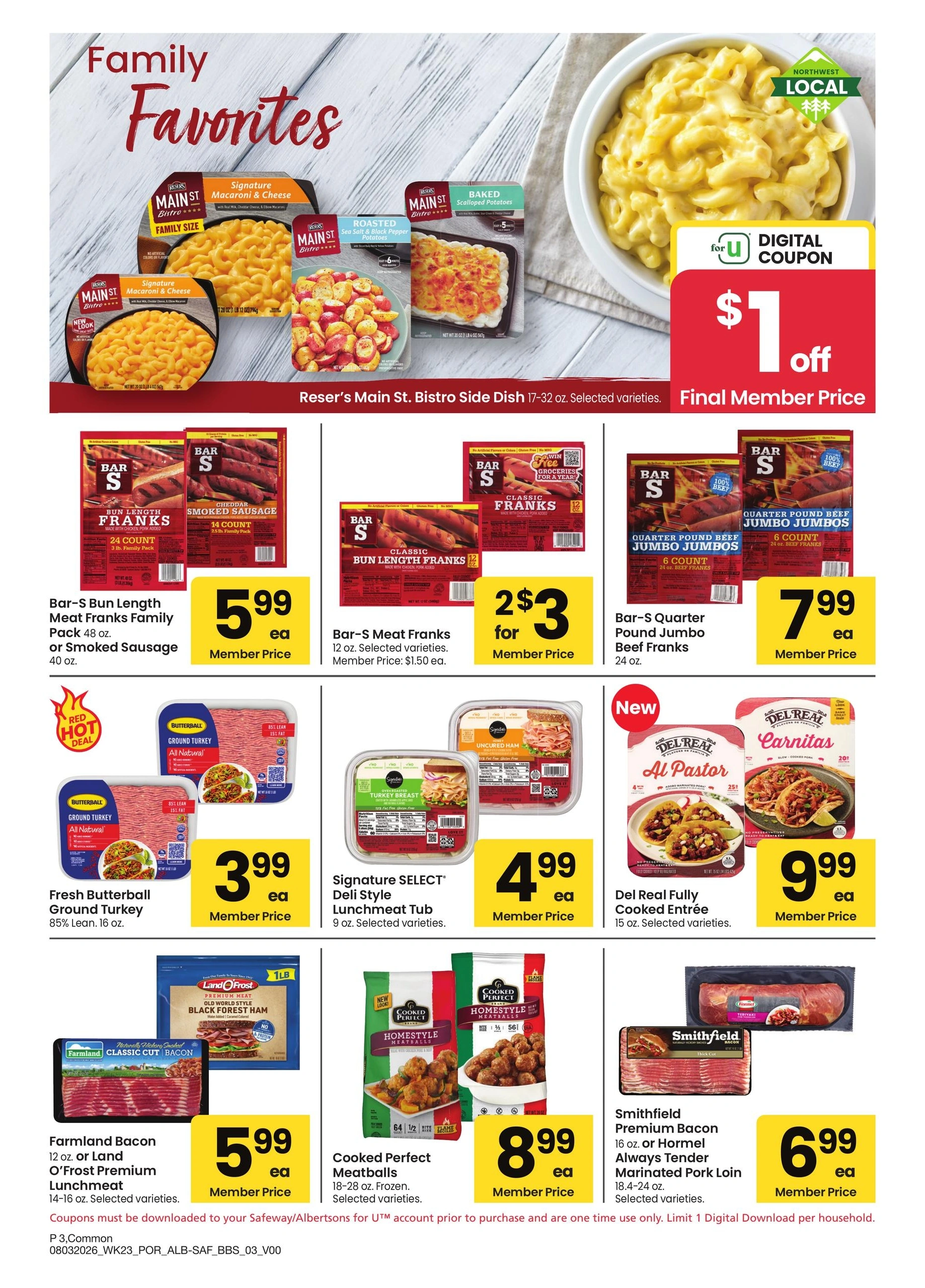 Safeway flyer page 3