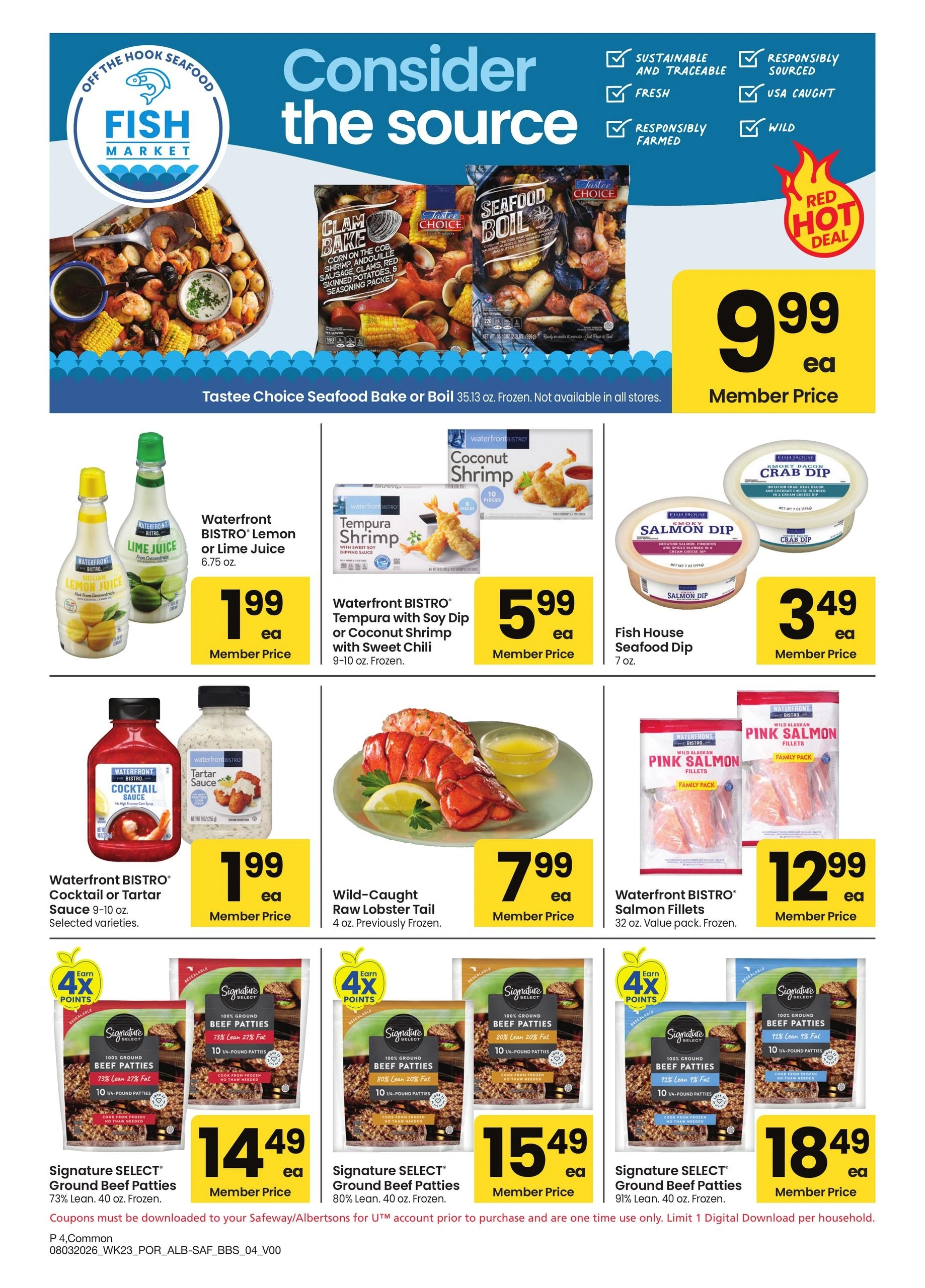 Safeway flyer page 4
