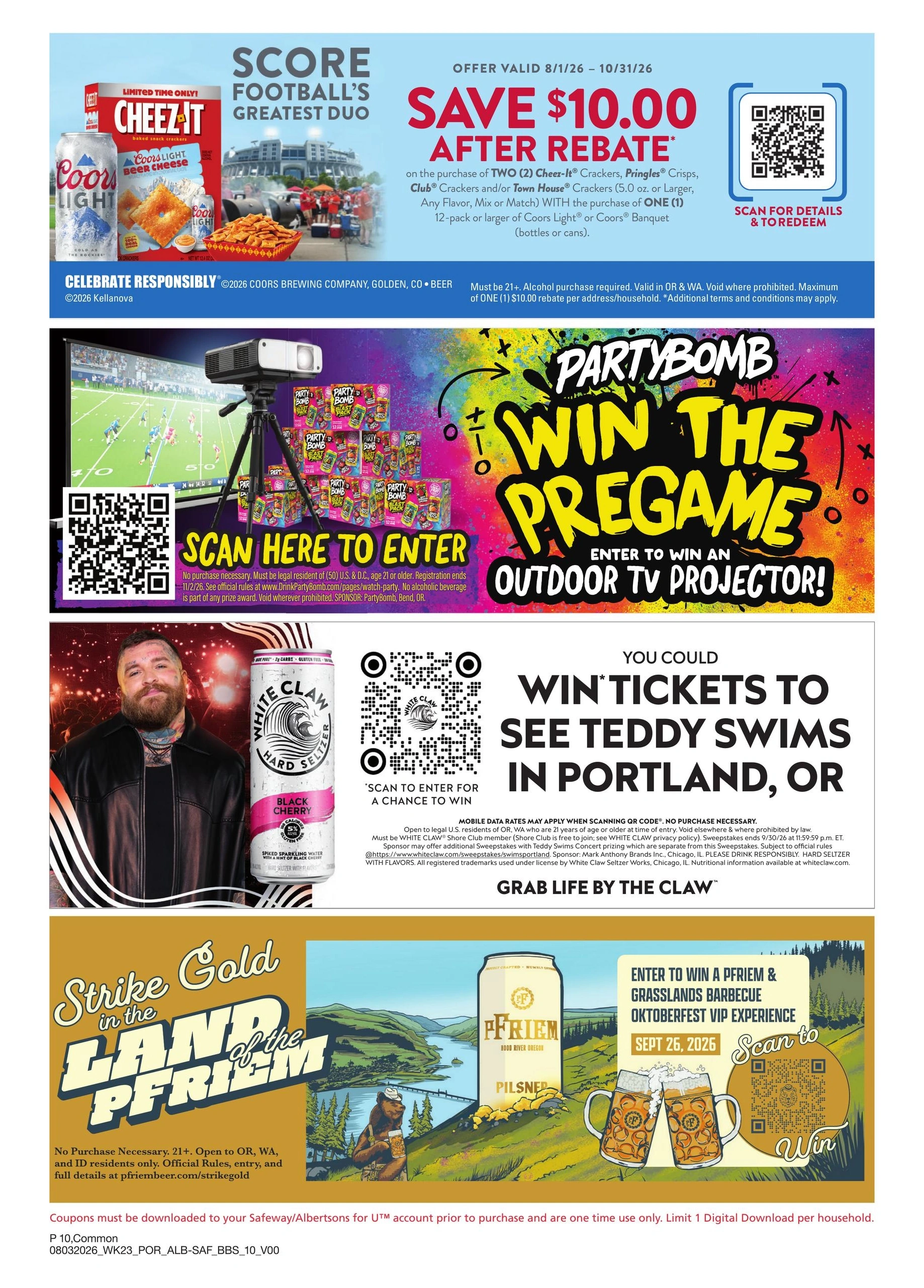 Safeway flyer page 10