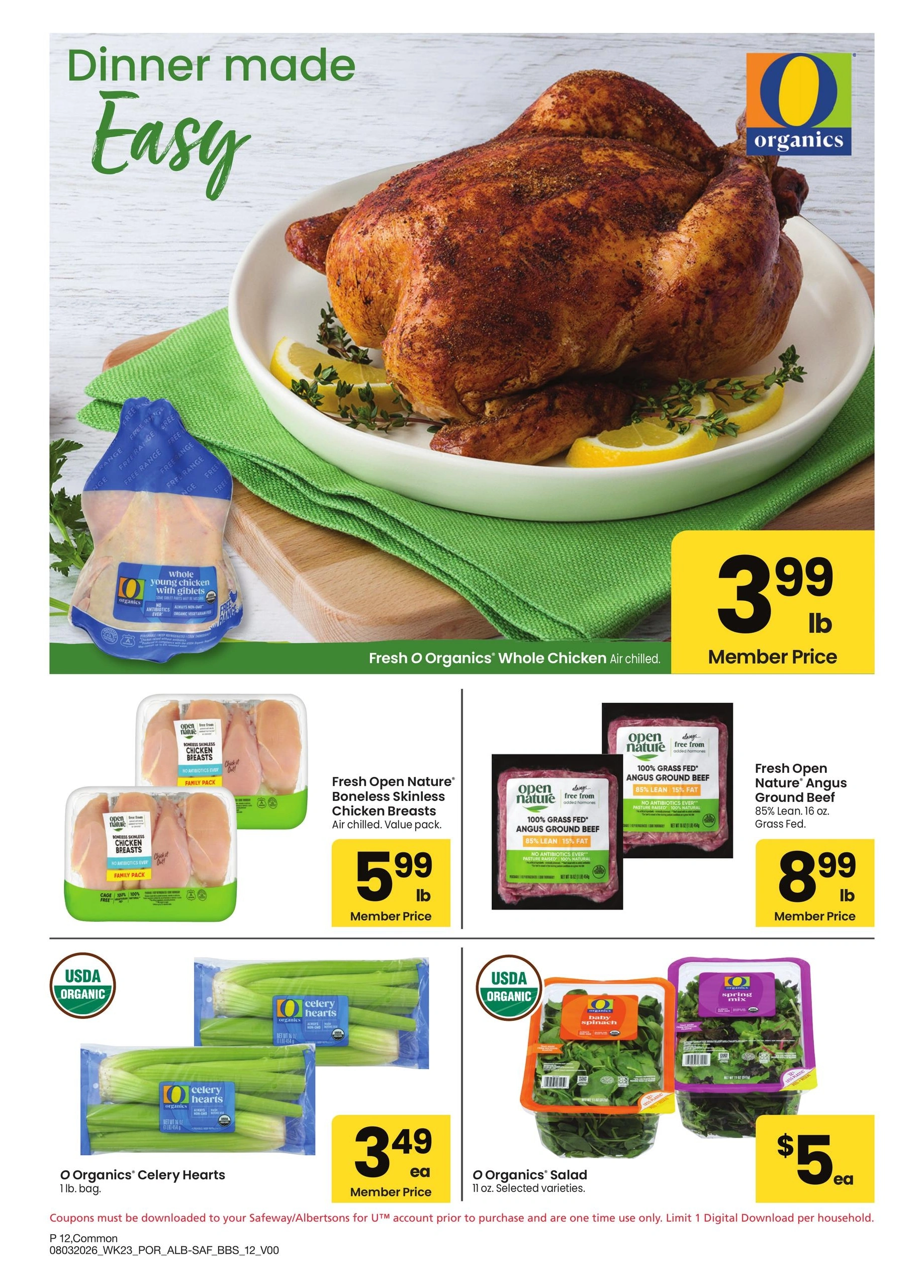 Safeway flyer page 12