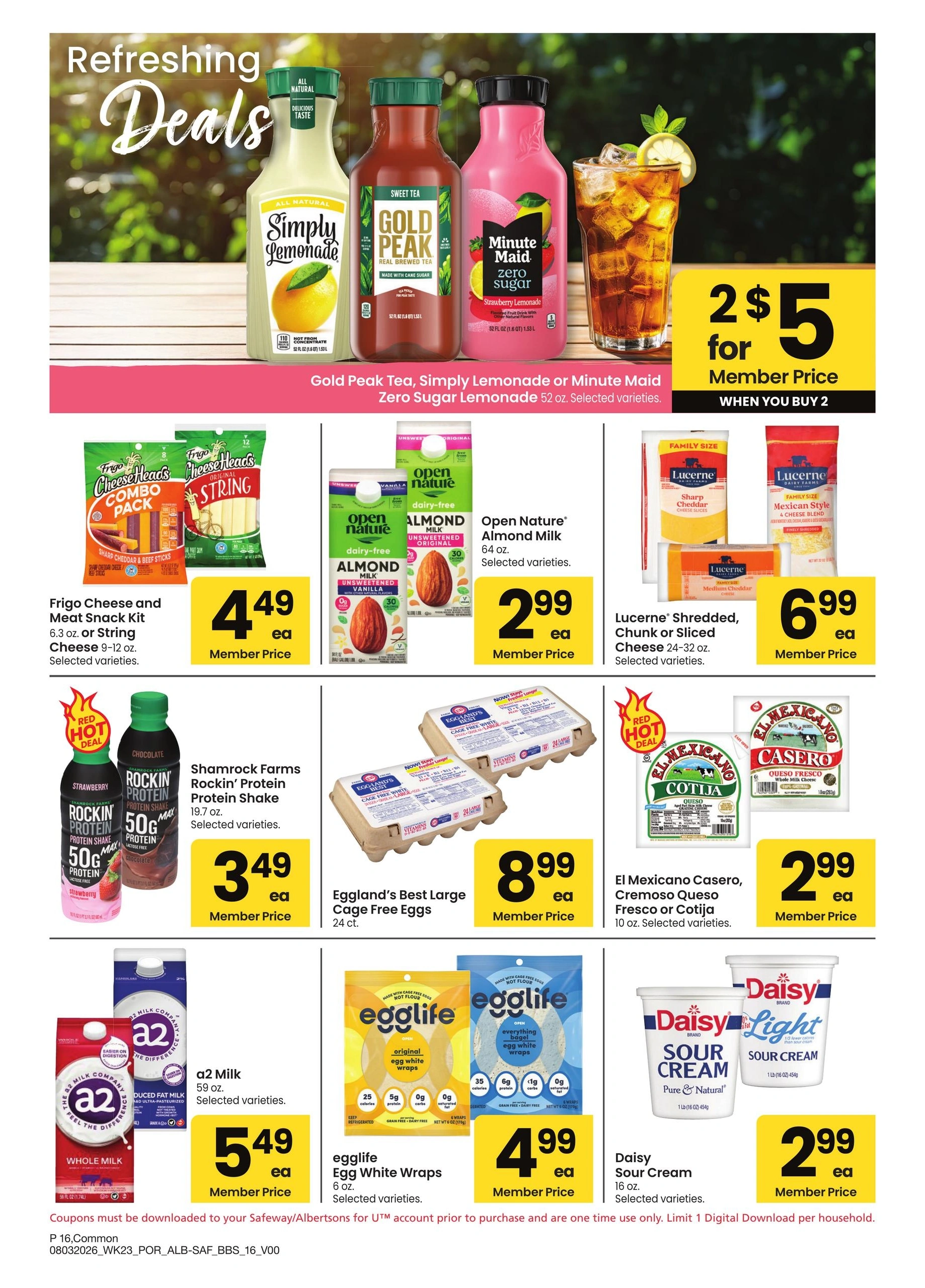 Safeway flyer page 16