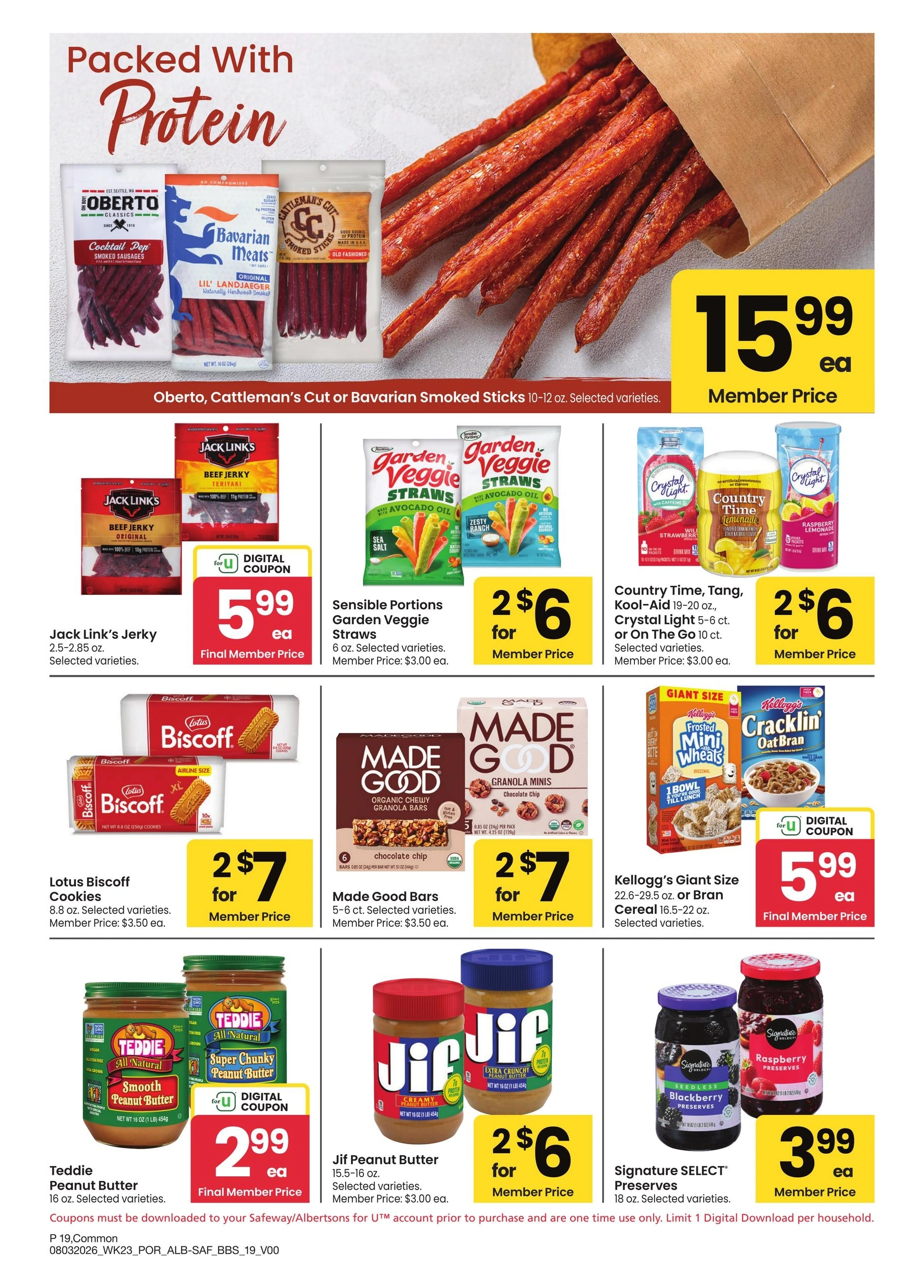 Safeway flyer page 19