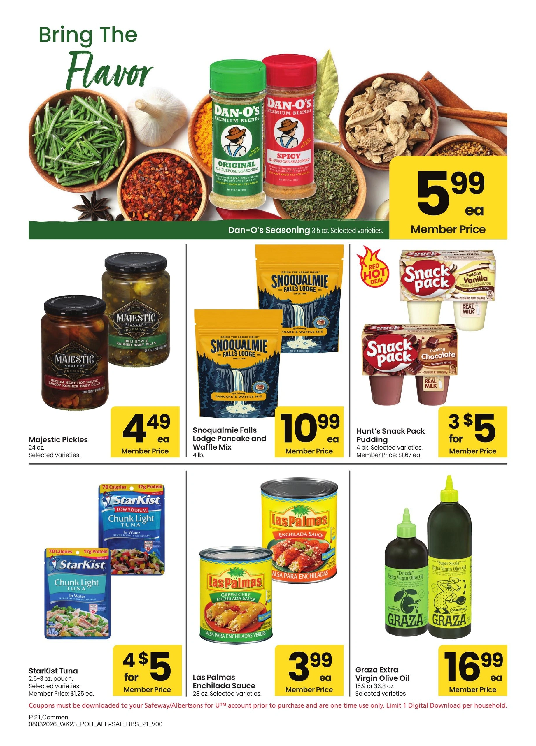 Safeway flyer page 21