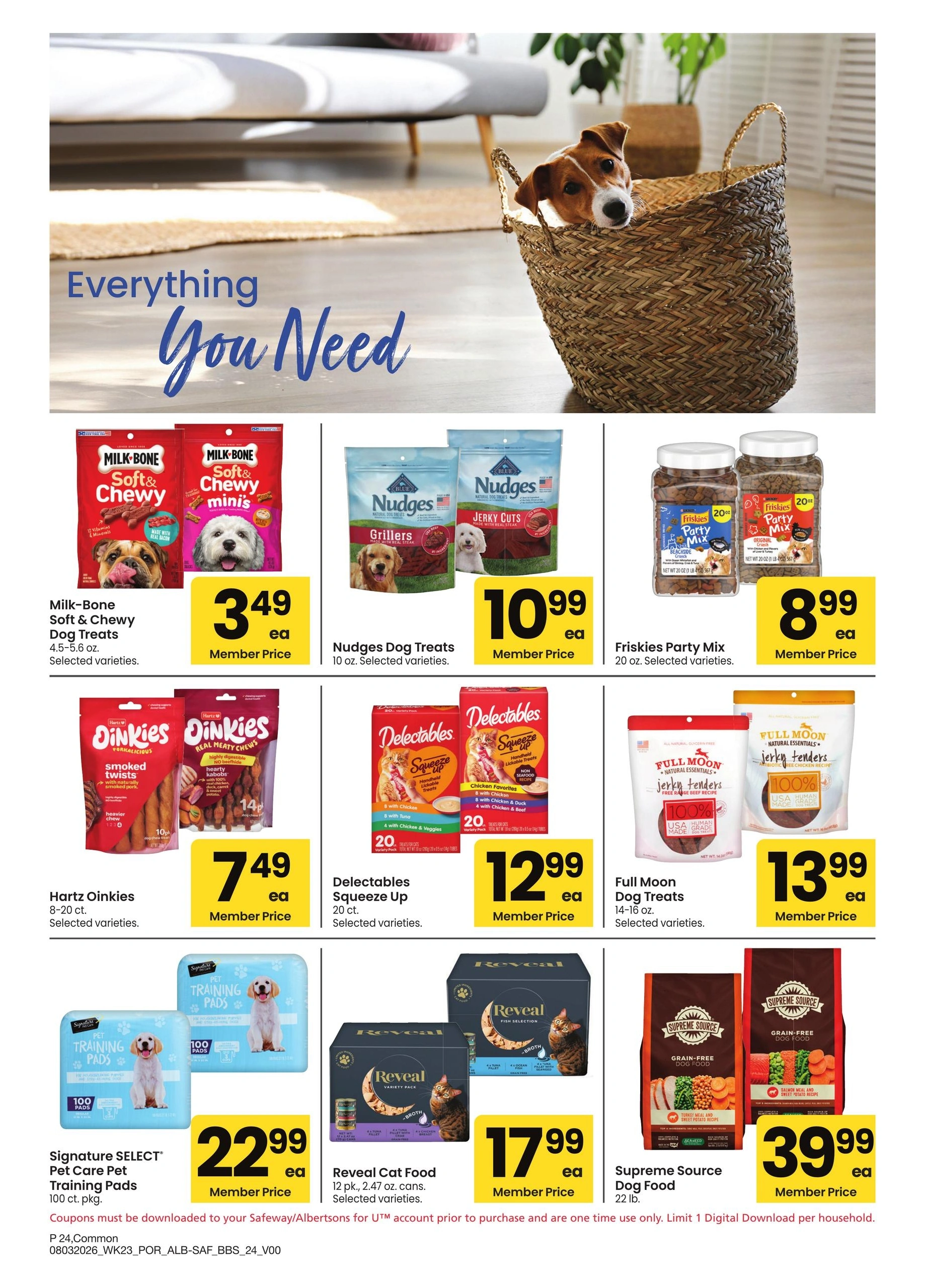 Safeway flyer page 24