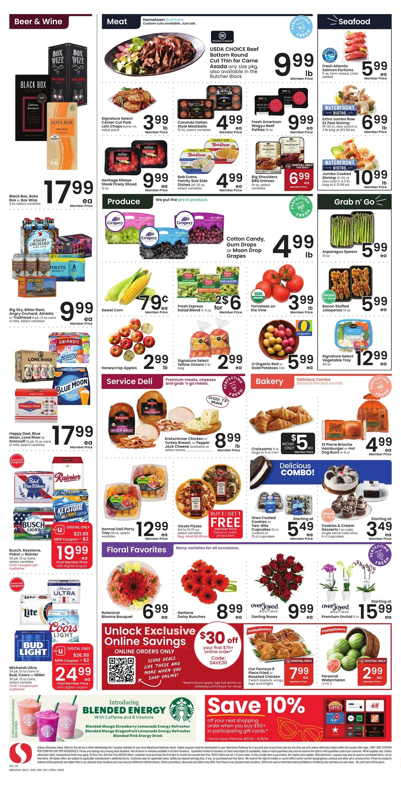 Safeway flyer page 5