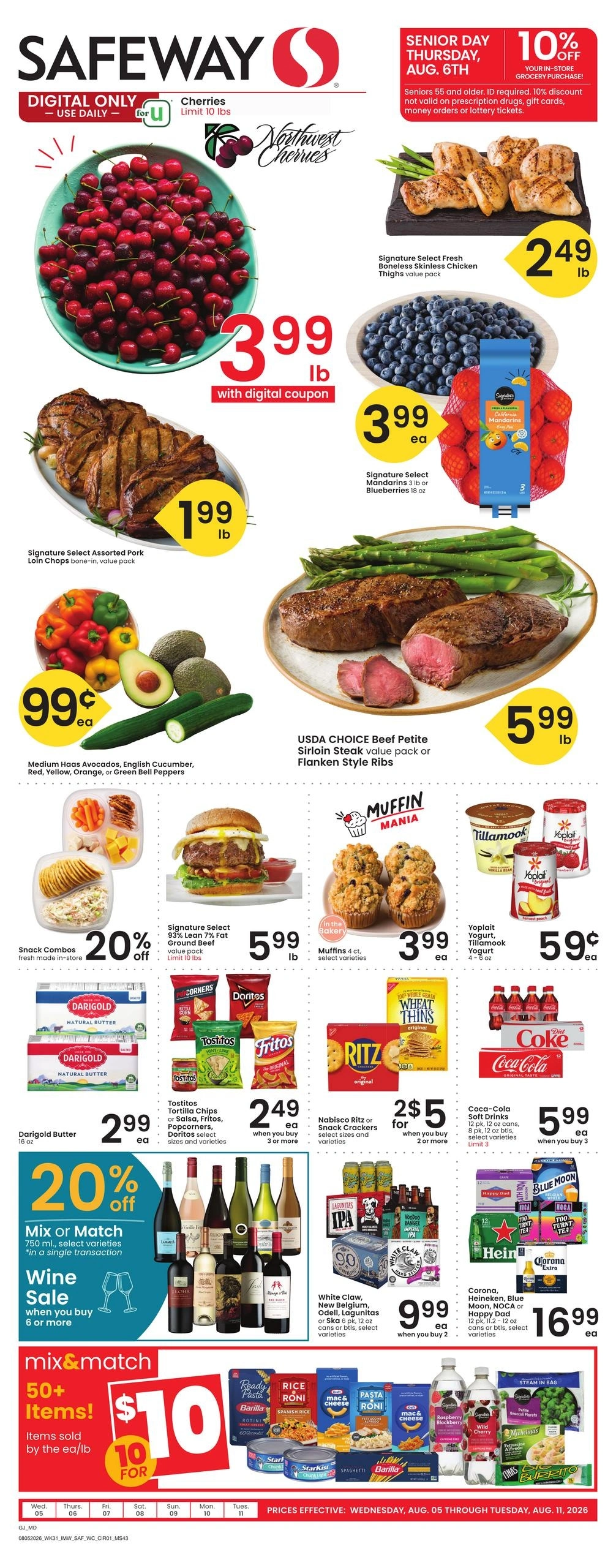 Safeway flyer page 1