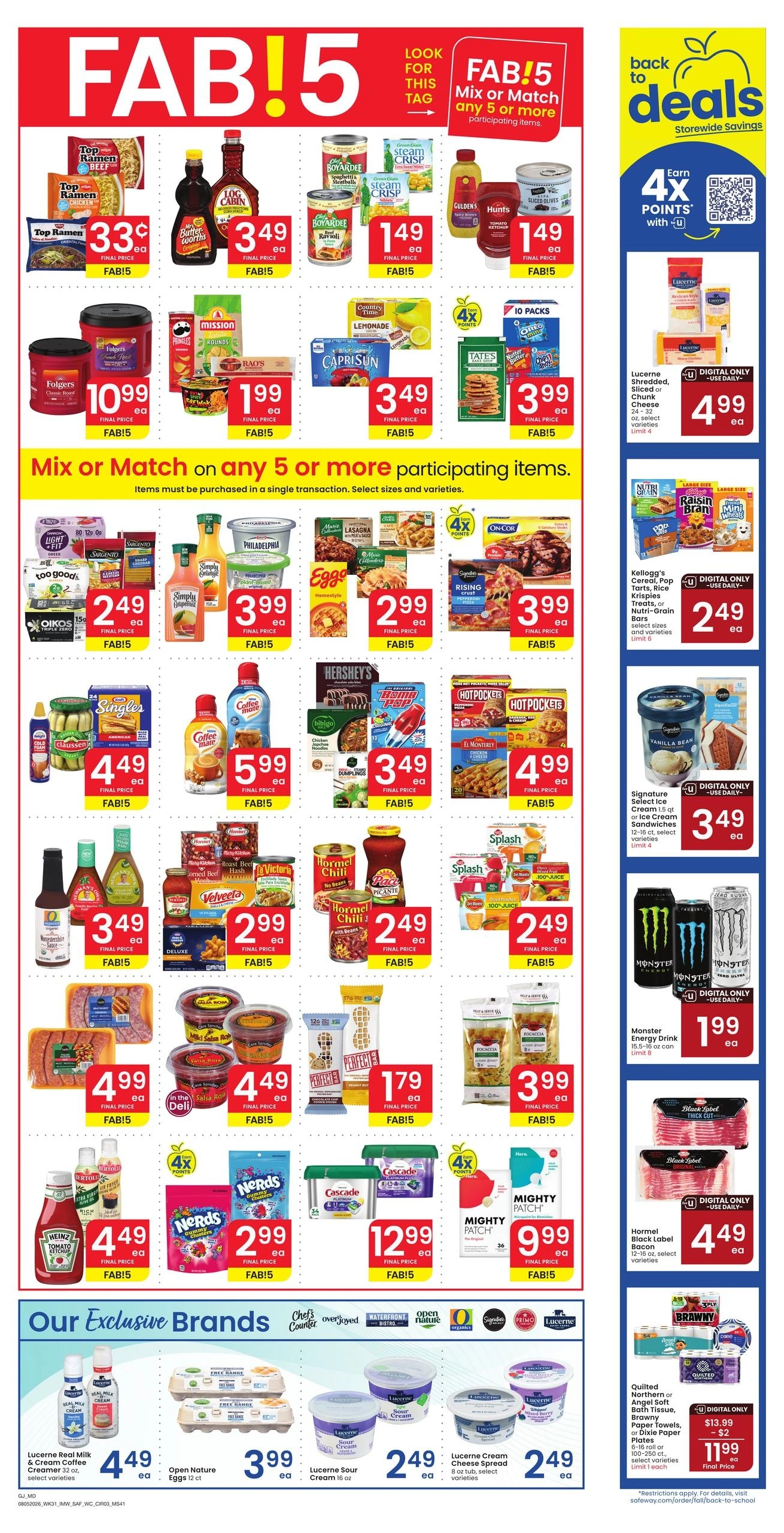 Safeway flyer page 4
