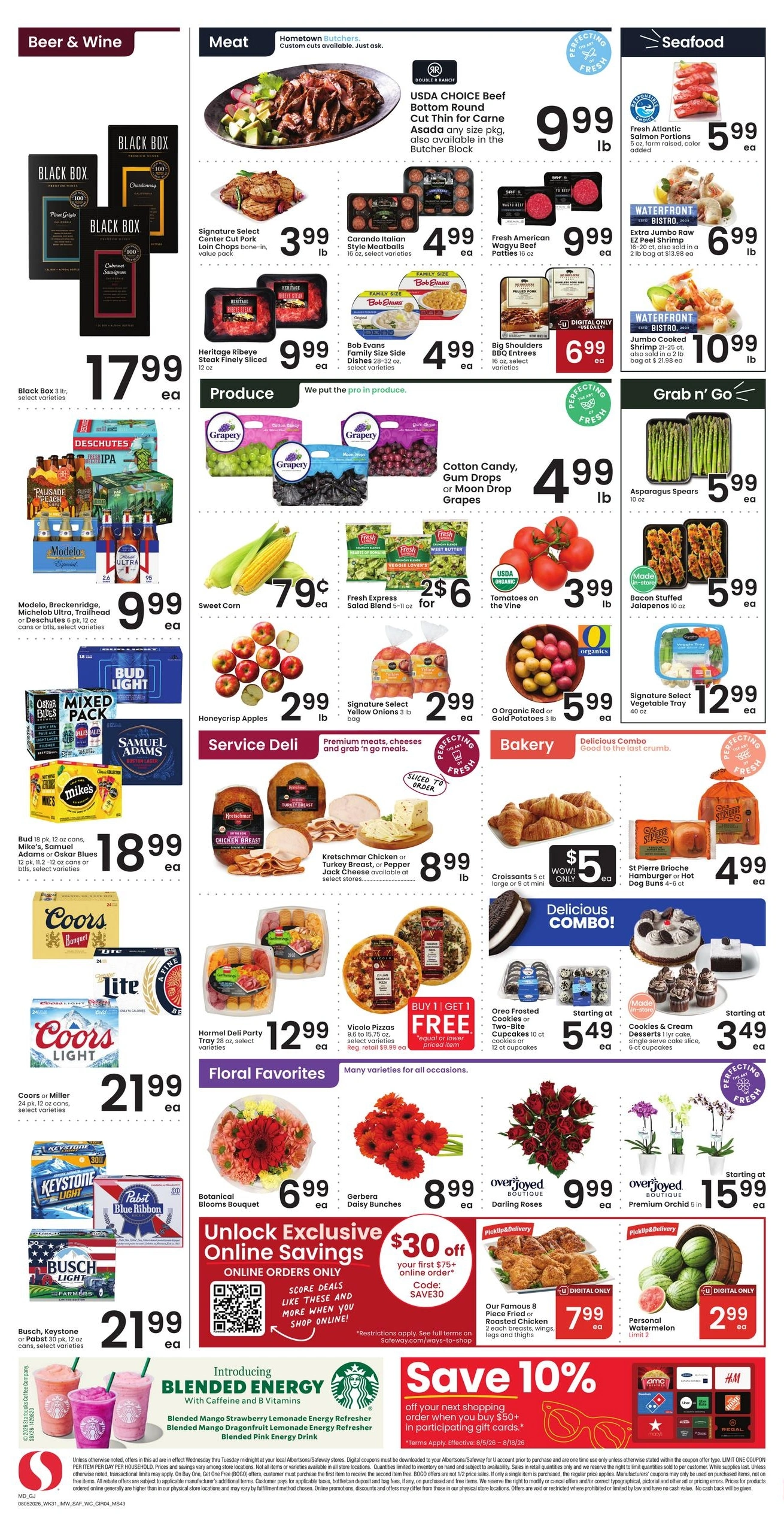 Safeway flyer page 5