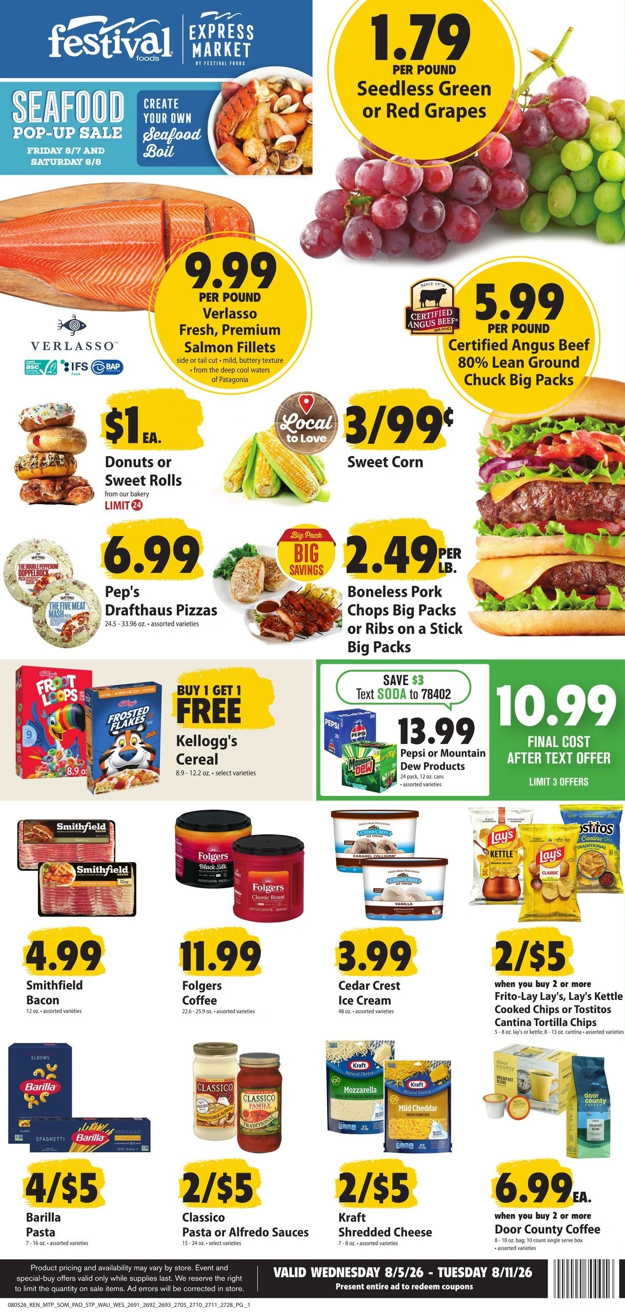 Festival Foods flyer page 1