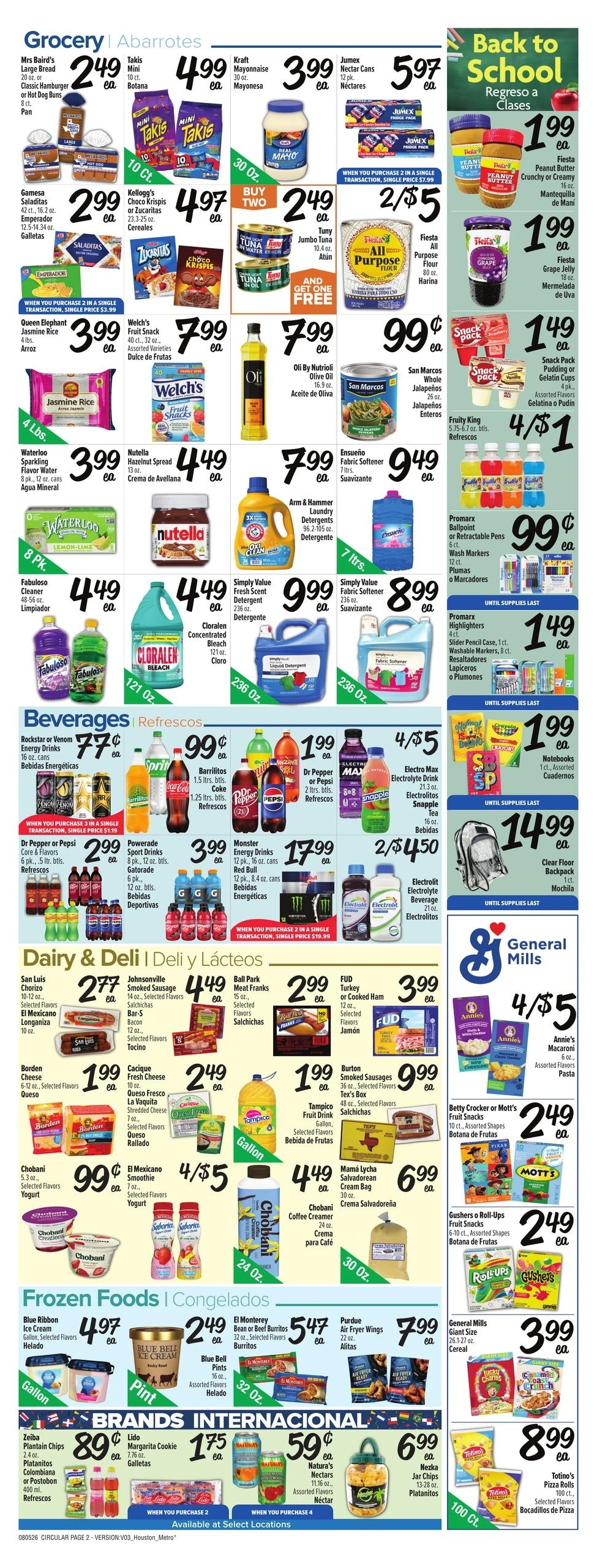 Fiesta Mart flyer page 2