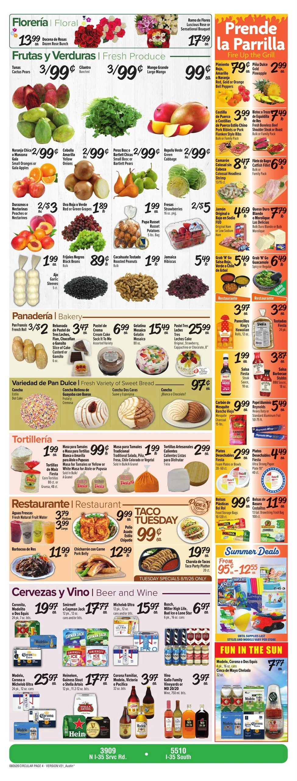 Fiesta Mart flyer page 4