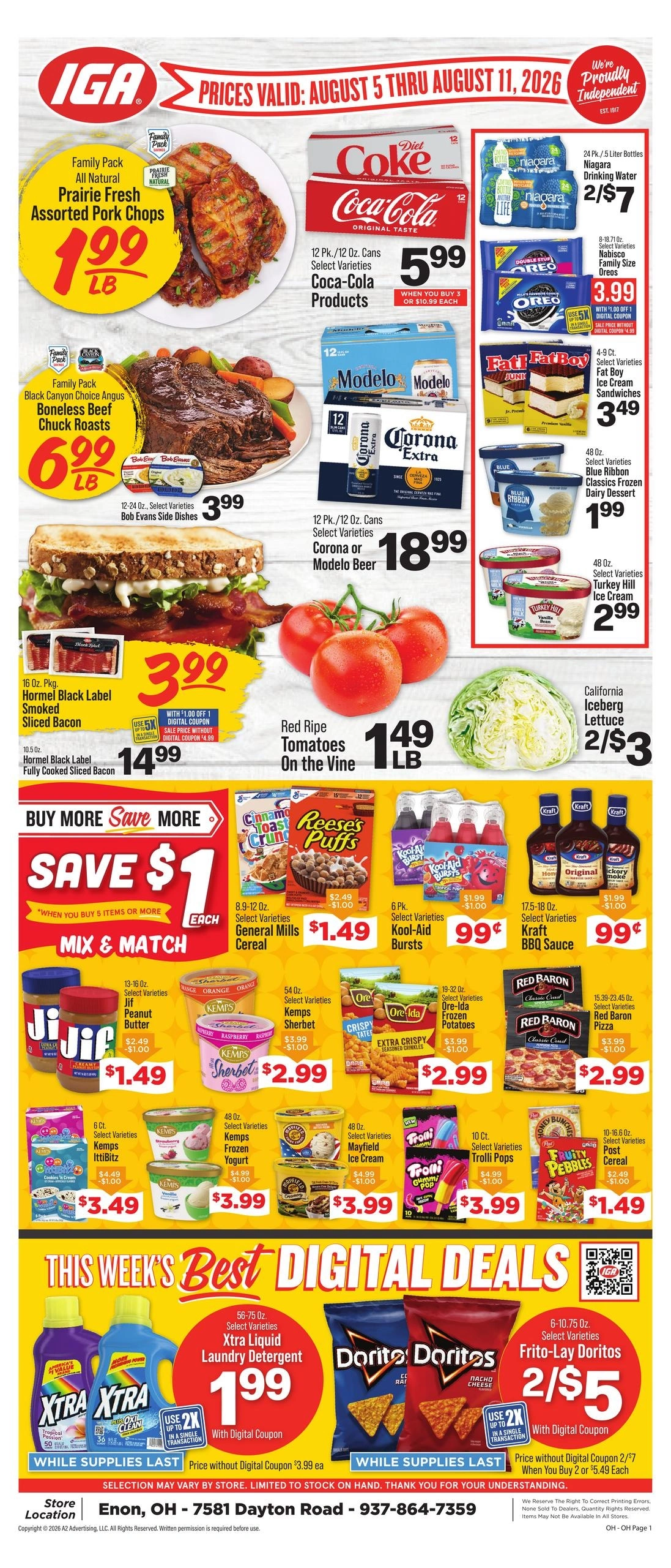 IGA flyer page 1