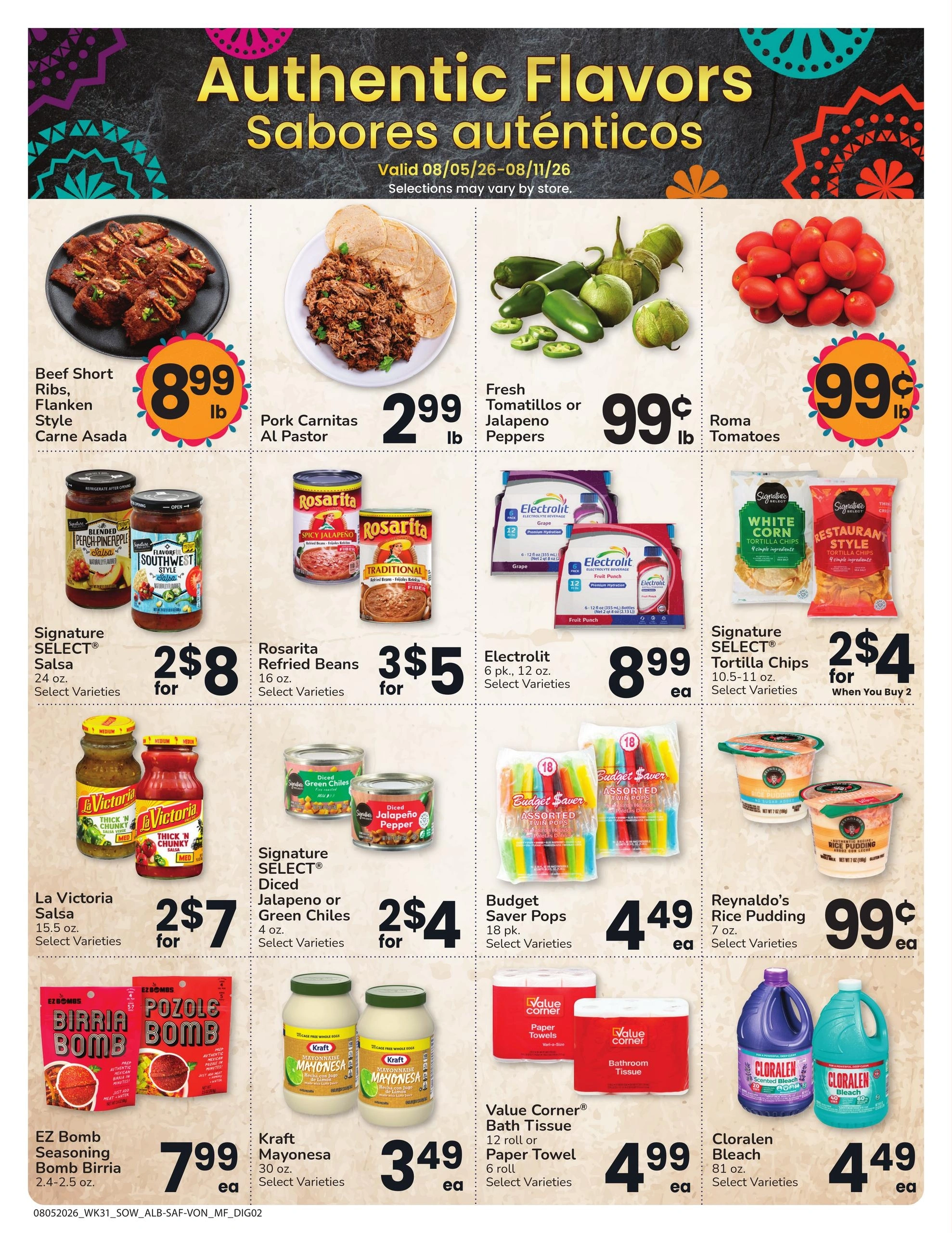Safeway flyer page 8