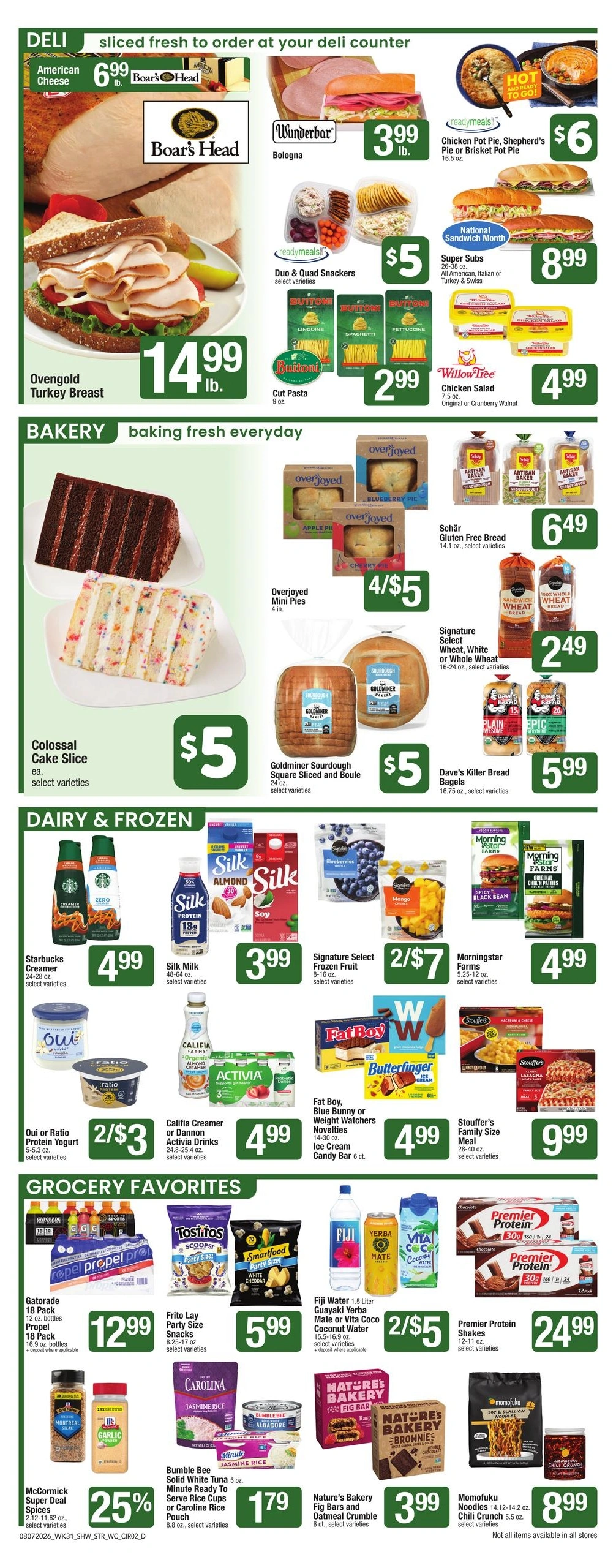 Star Market flyer page 2