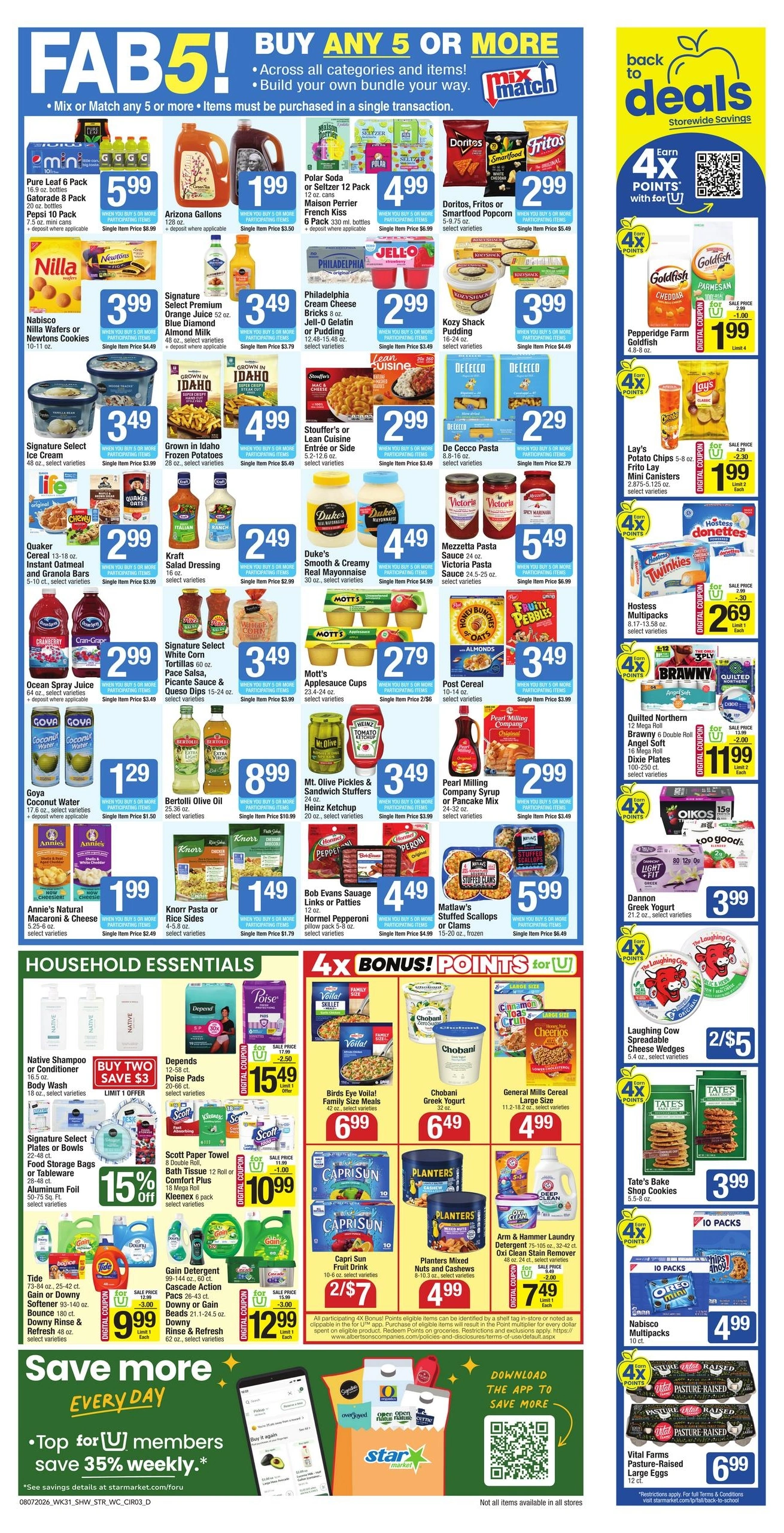 Star Market flyer page 3