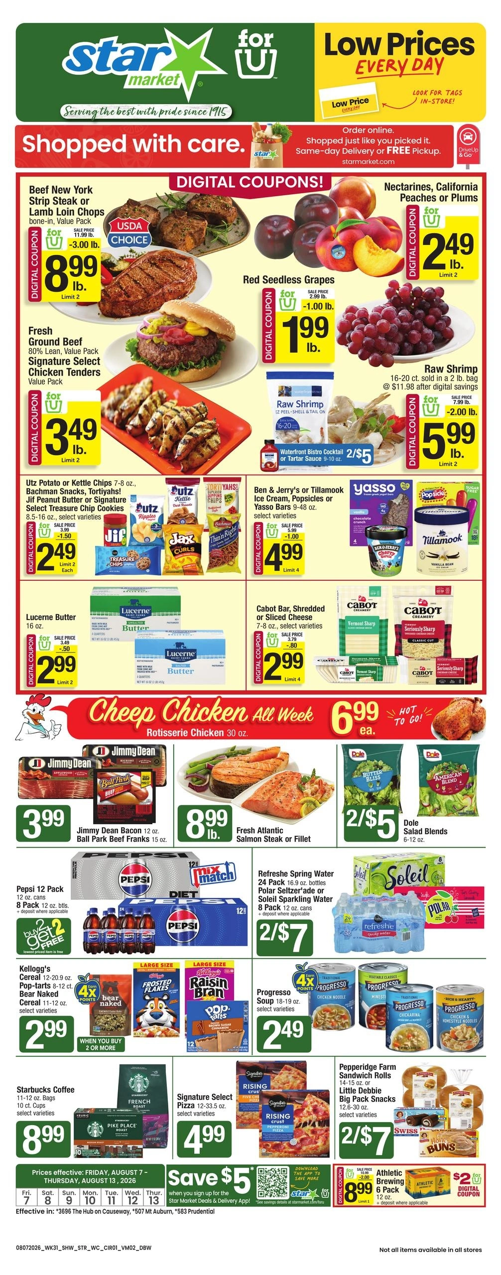 Star Market flyer page 1