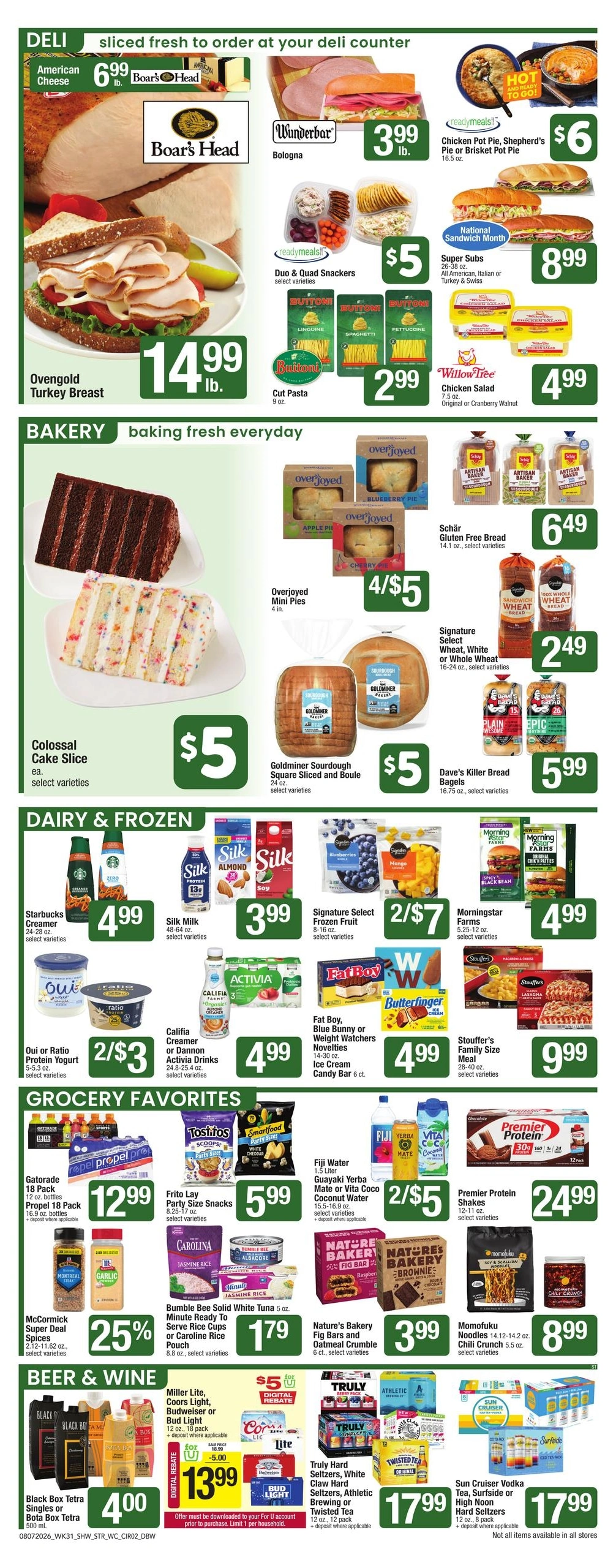 Star Market flyer page 2