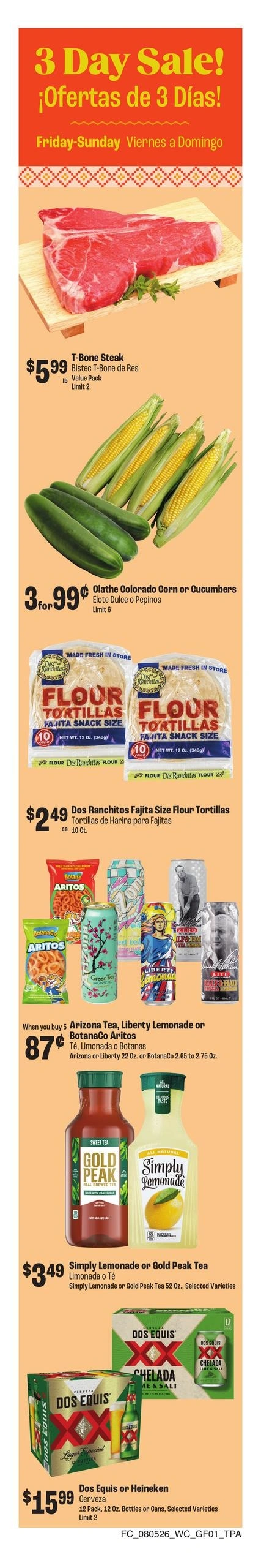 Food City flyer page 1