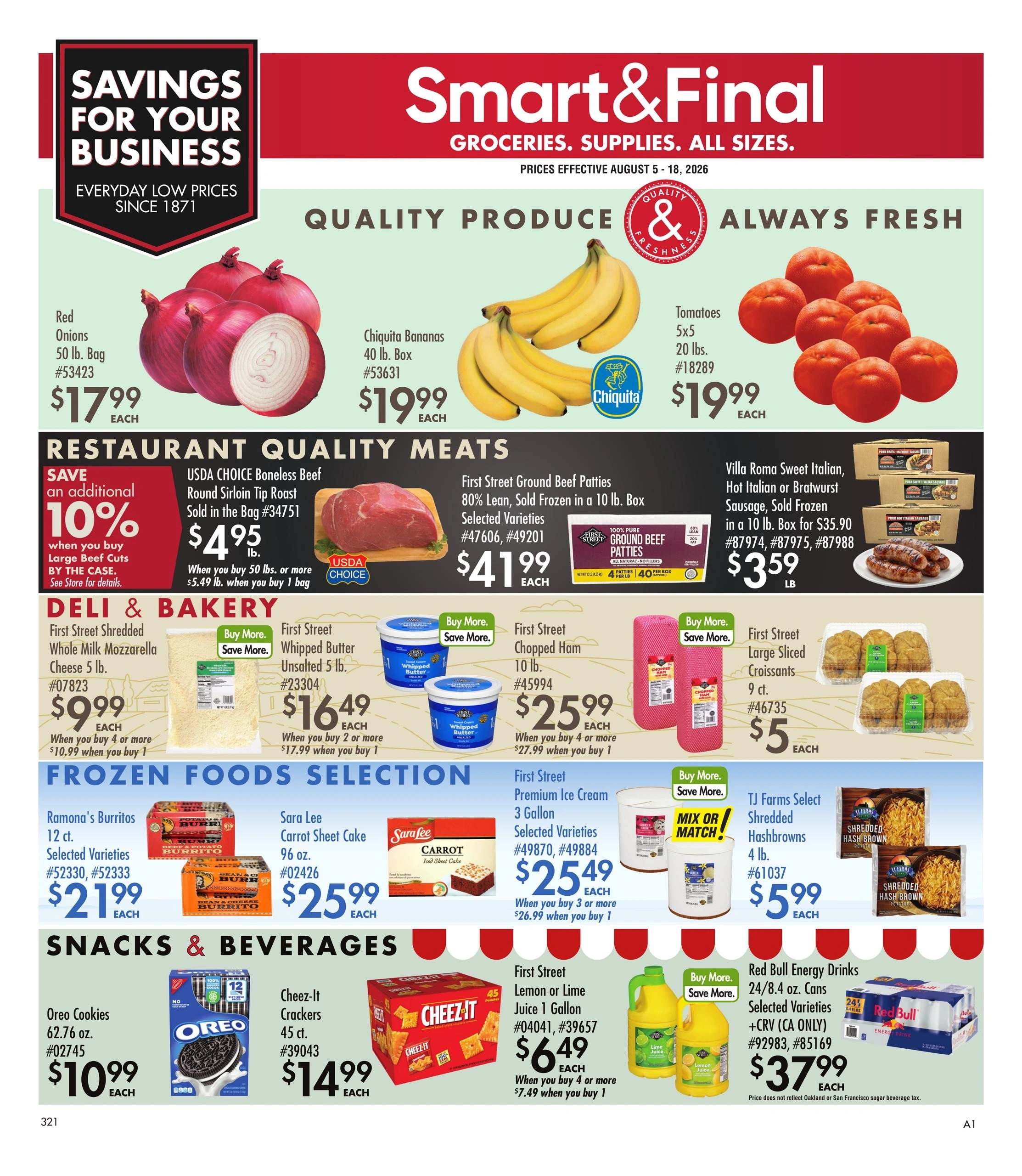 Smart & Final flyer page 1