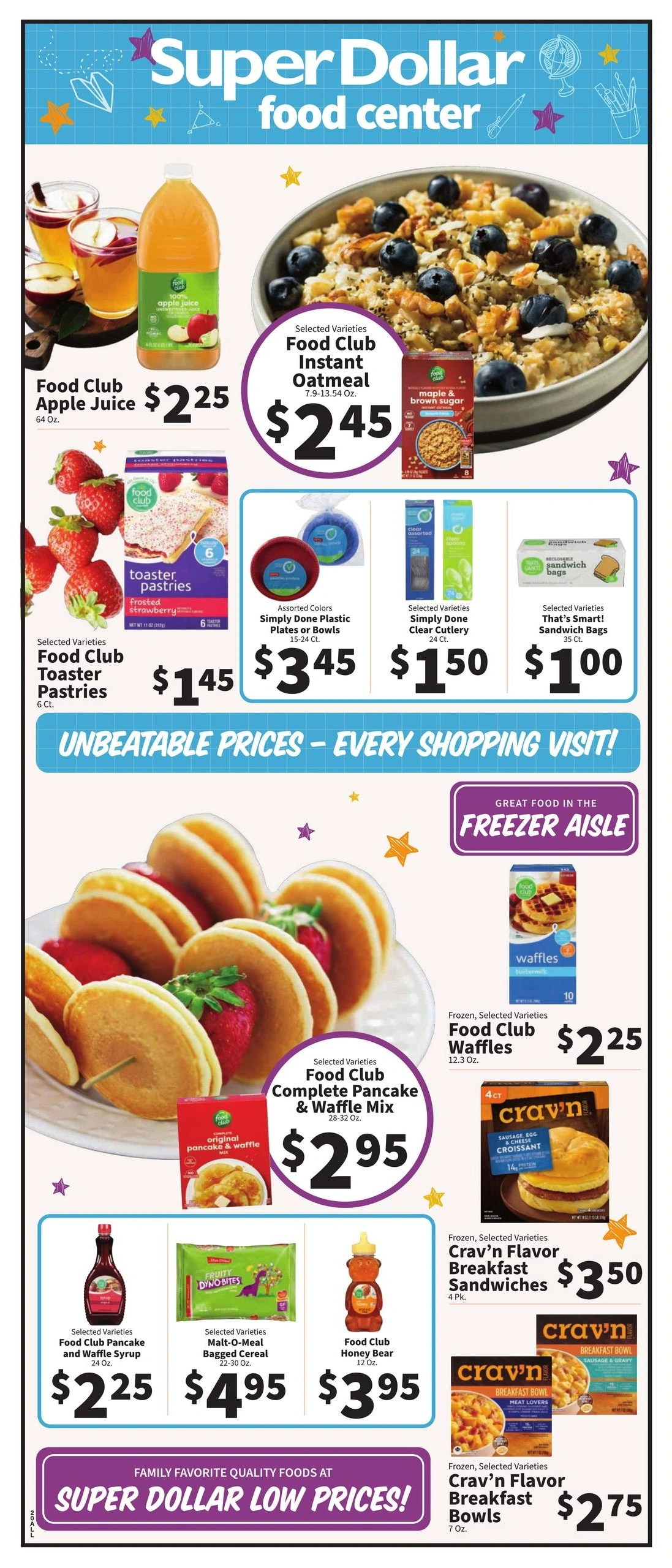 Super Dollar flyer page 2