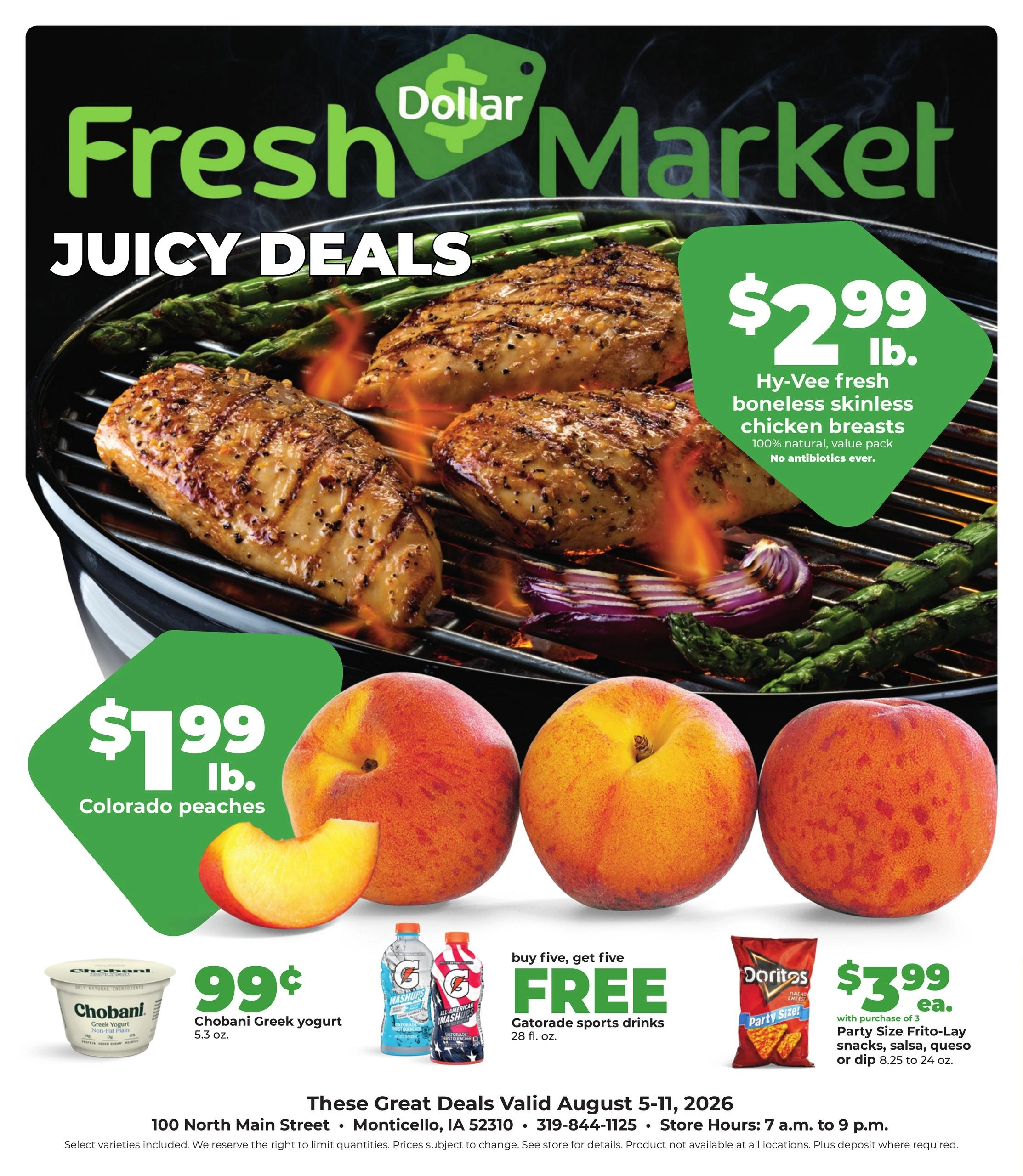 Hy-Vee flyer page 1
