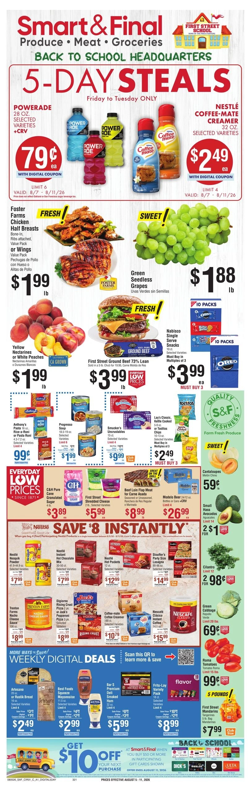 Smart & Final flyer page 1
