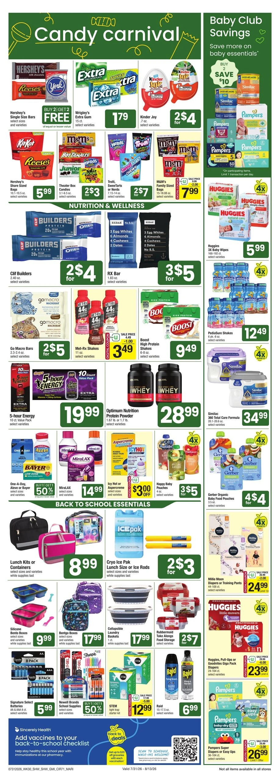 Shaw's flyer page 6
