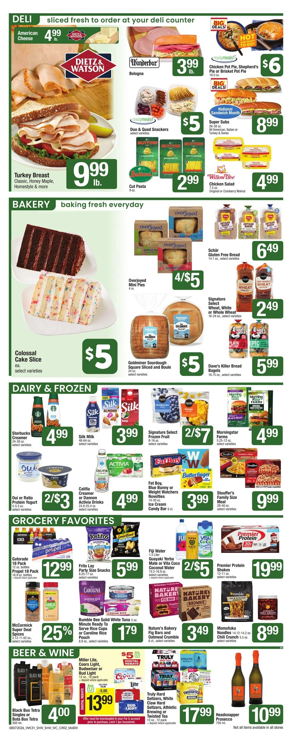 Shaw's flyer page 2