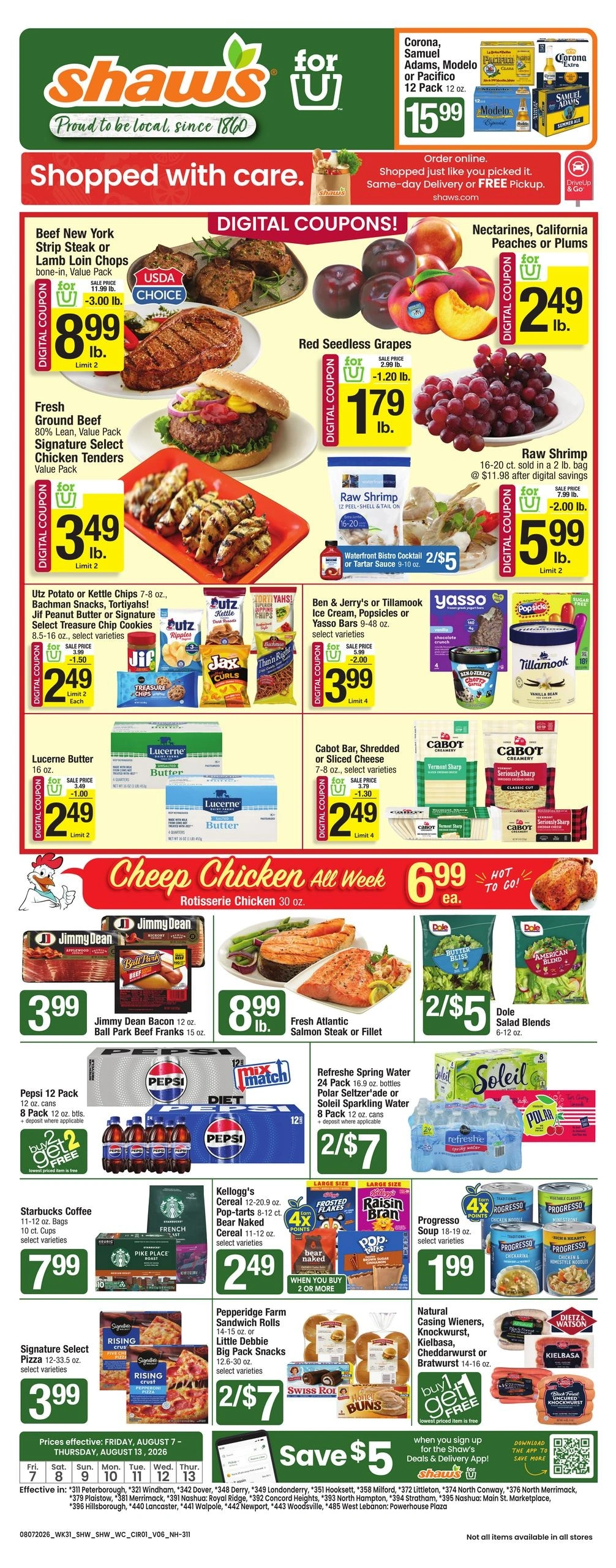 Shaw's flyer page 1