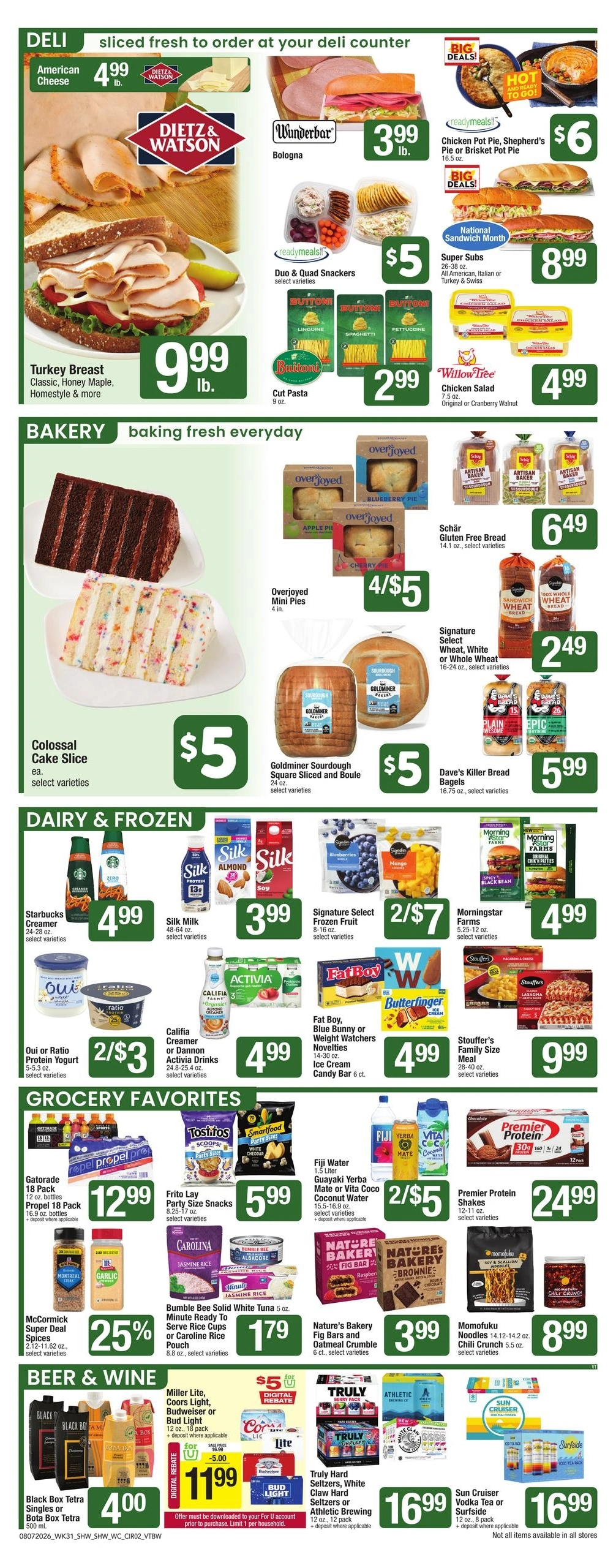 Shaw's flyer page 2
