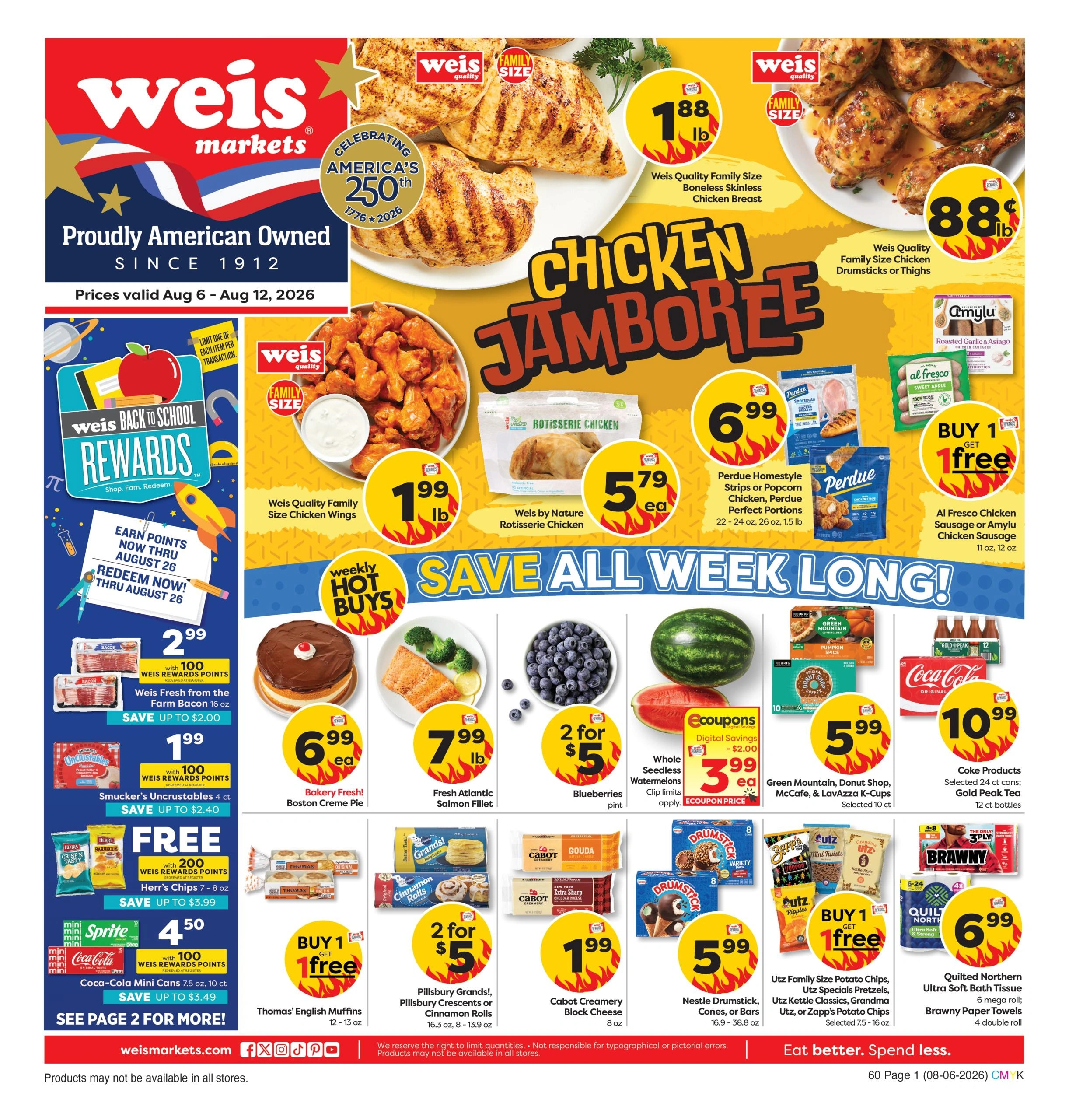 Weis Markets flyer page 1