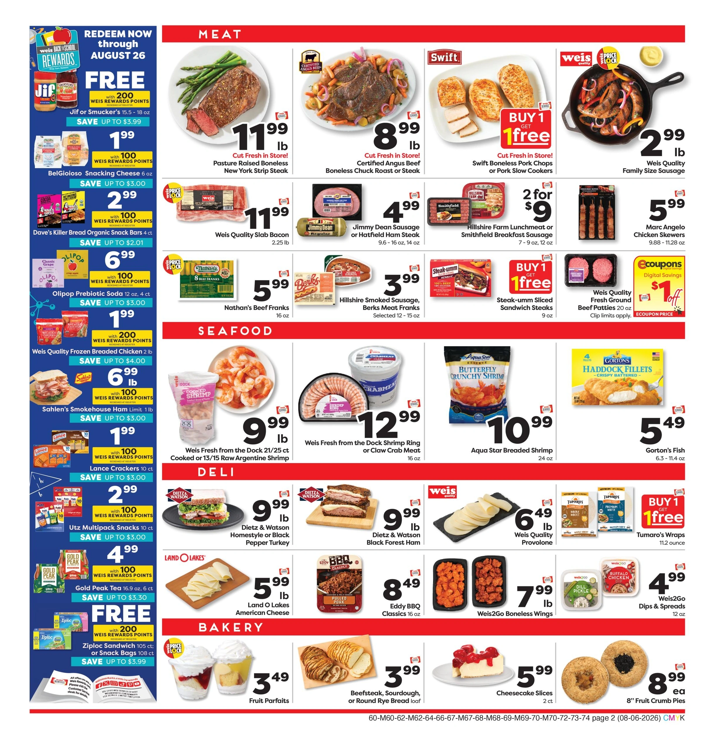 Weis Markets flyer page 2