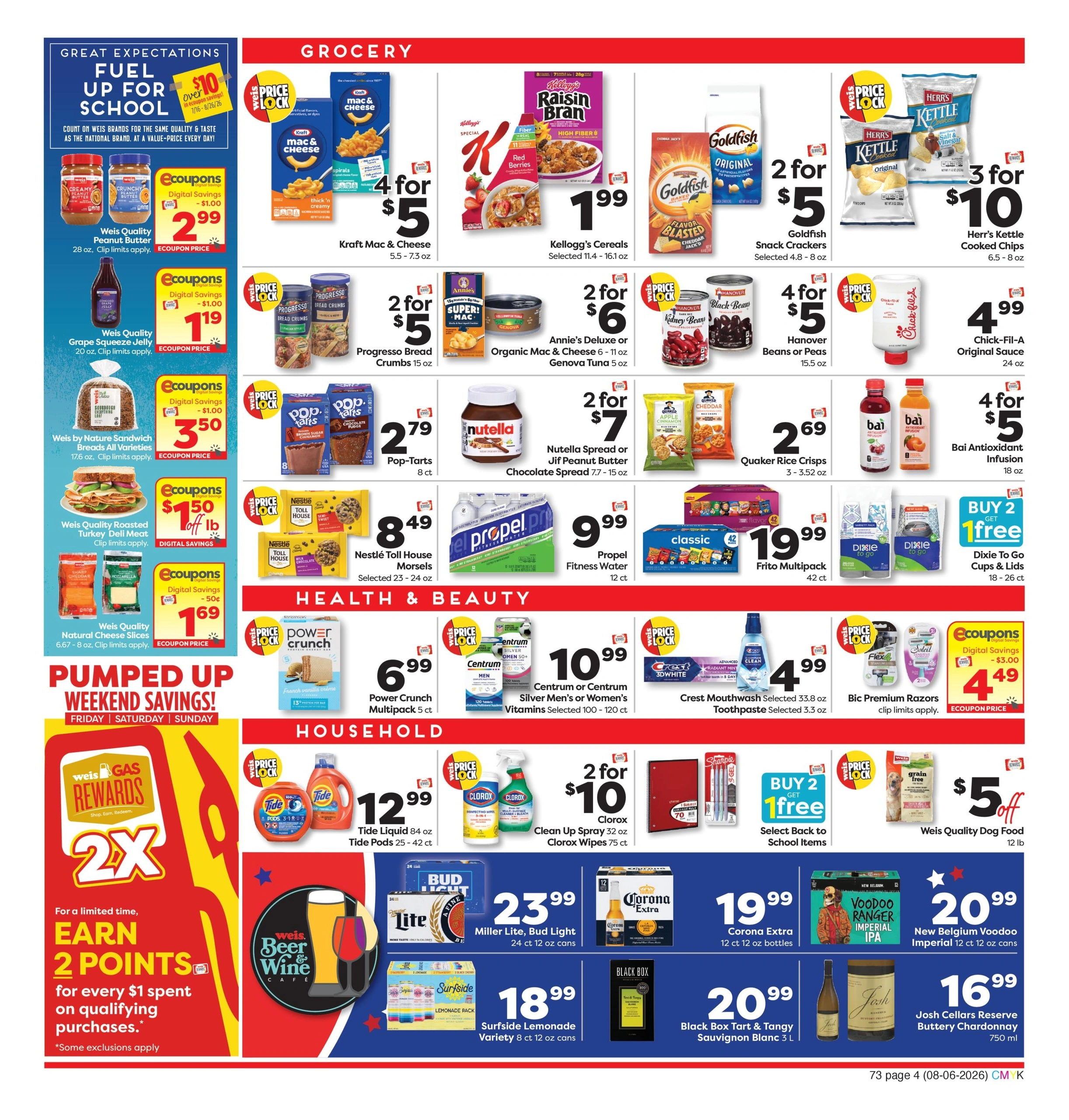 Weis Markets flyer page 4
