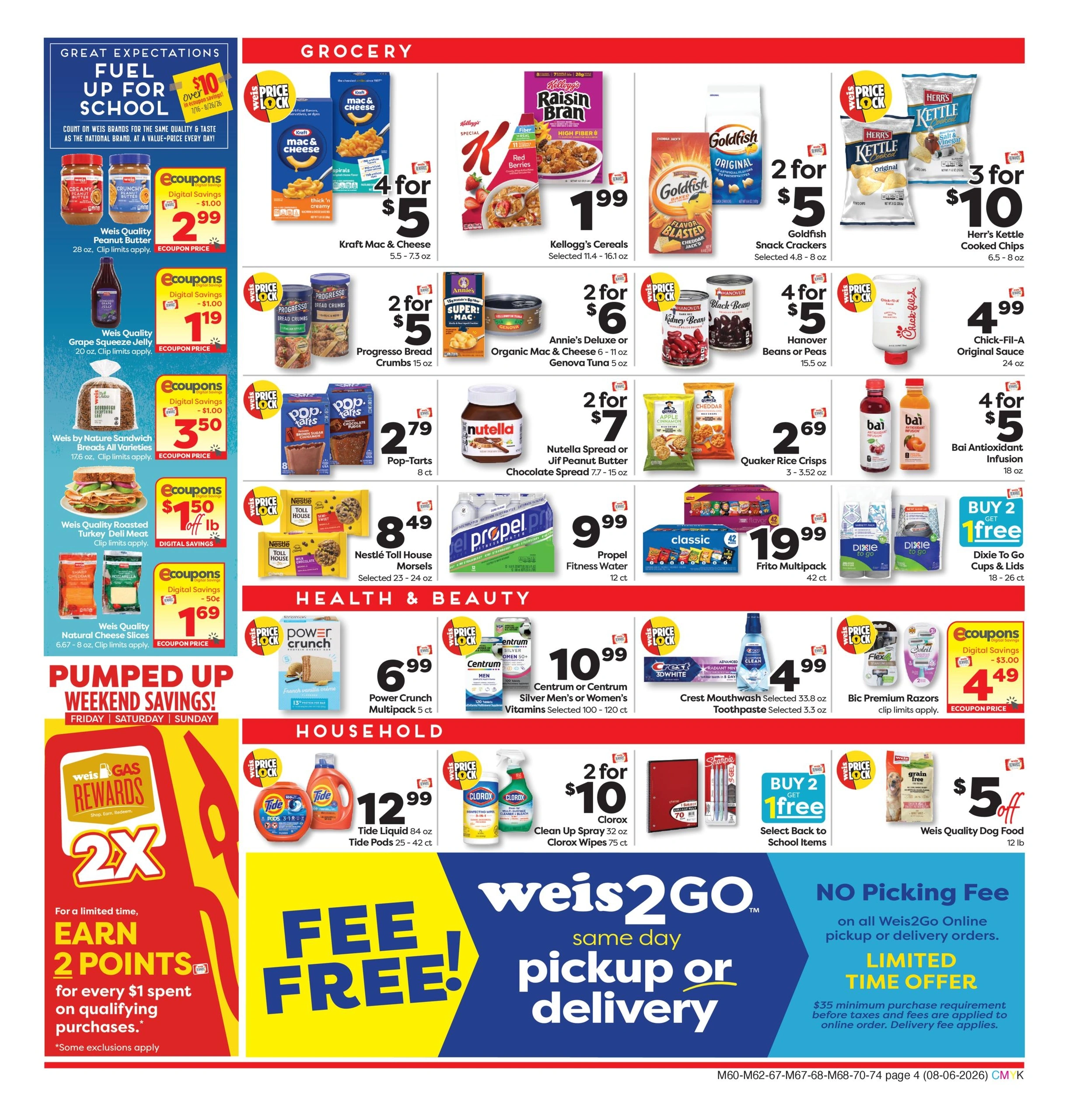 Weis Markets flyer page 4