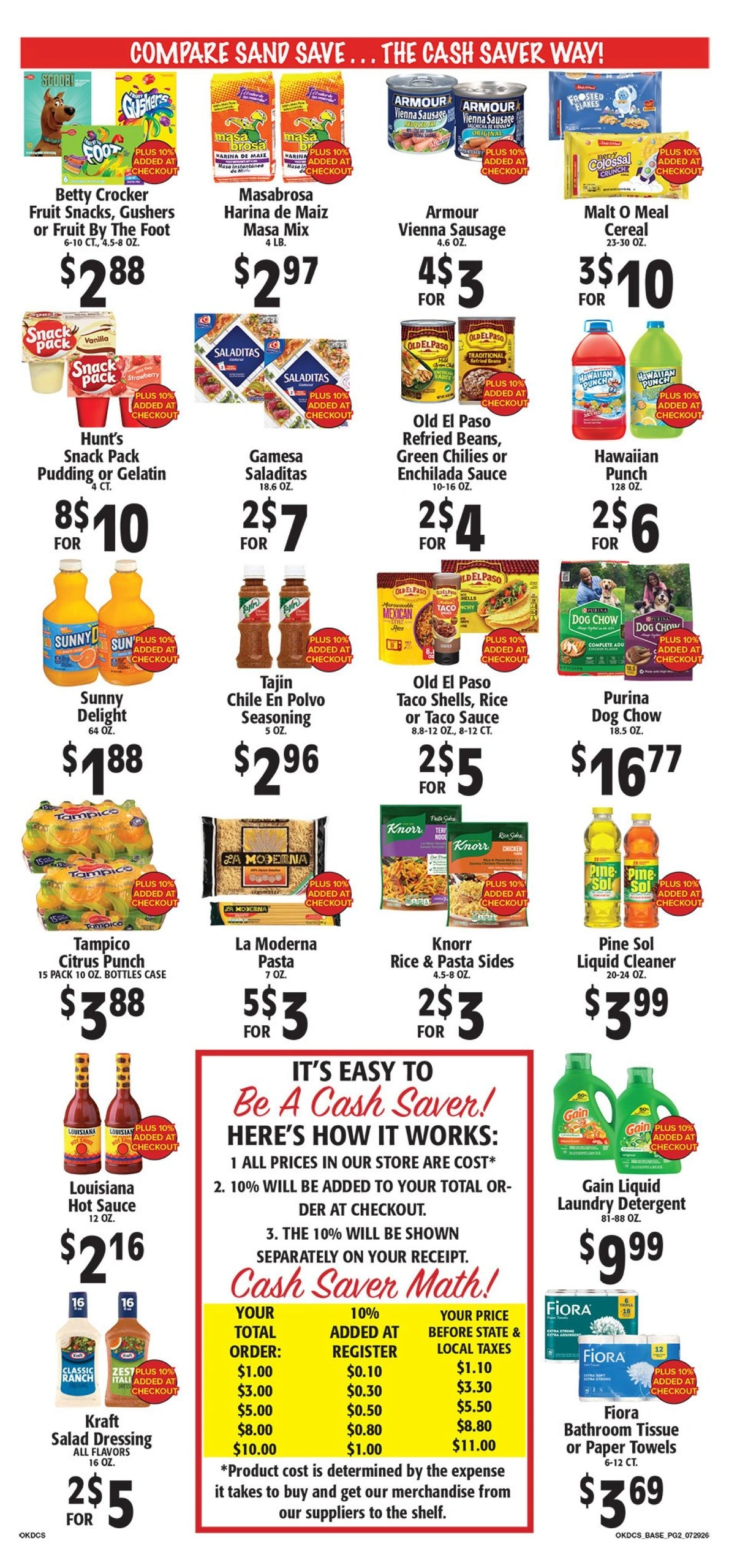Cash Saver DFW flyer page 2