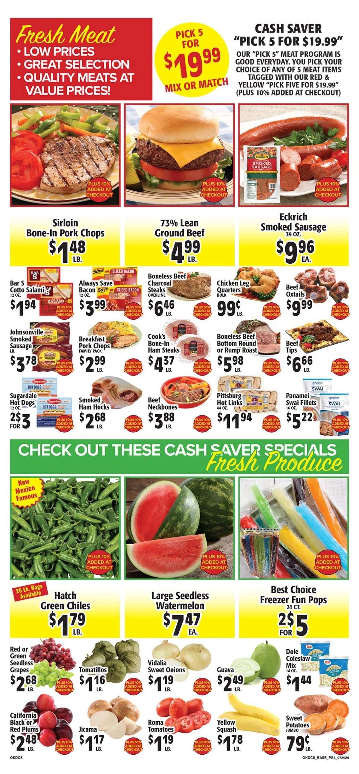 Cash Saver DFW flyer page 4
