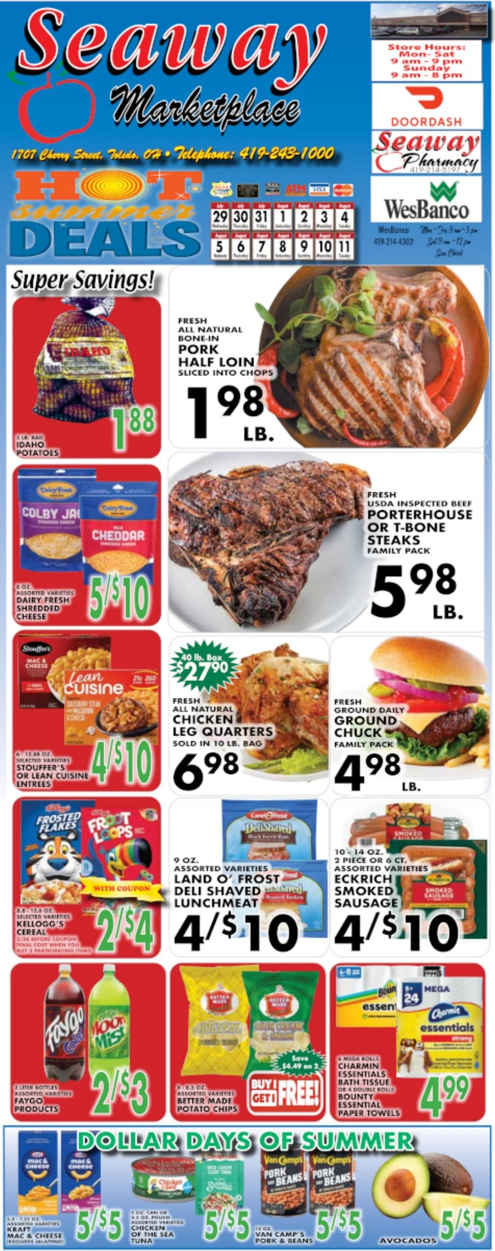 Seaway Marketplace flyer page 1