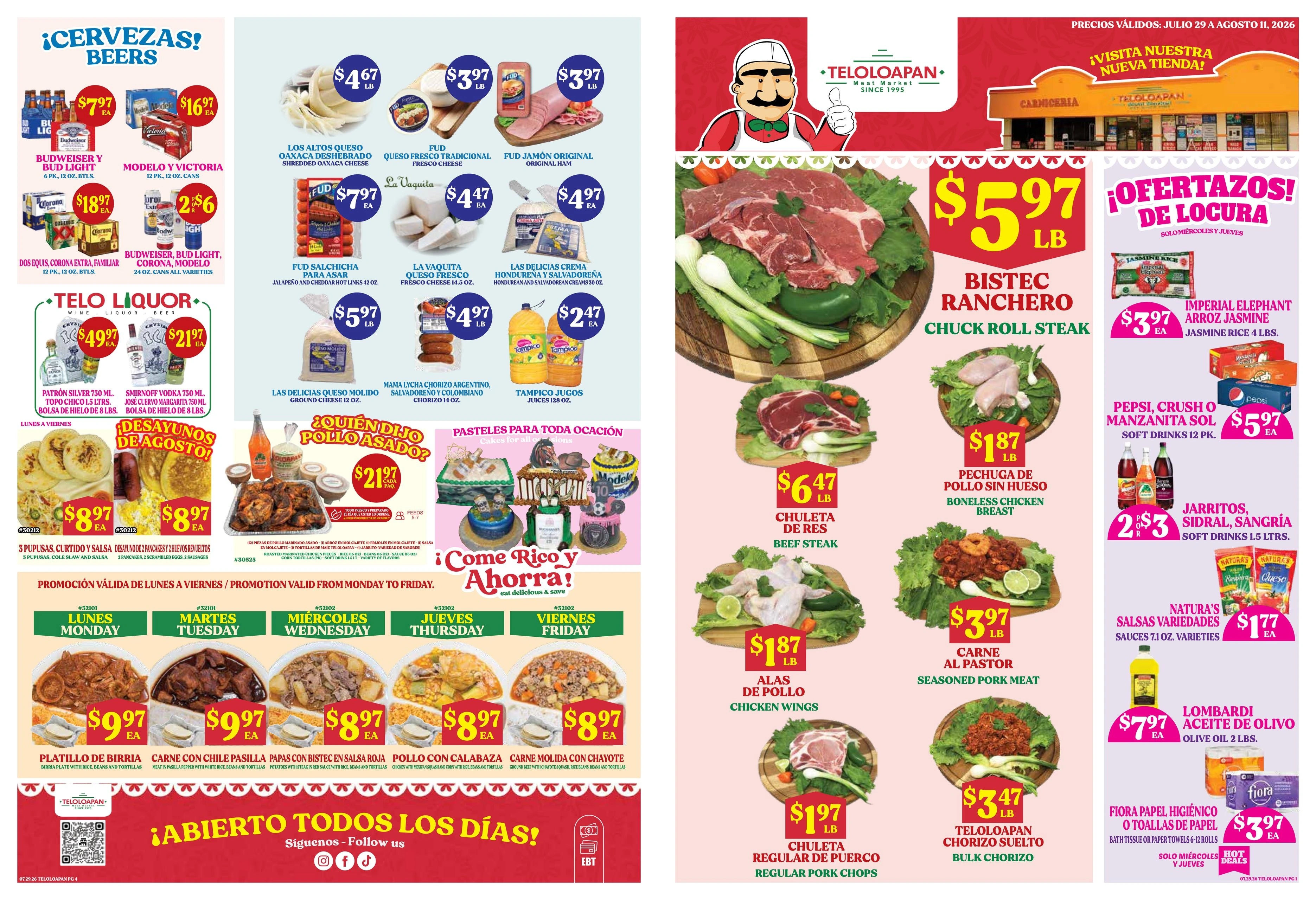 Teloloapan Meat Market flyer page 1