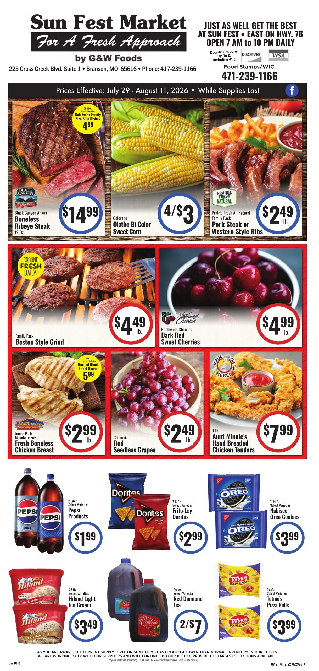 G&W Foods flyer page 3