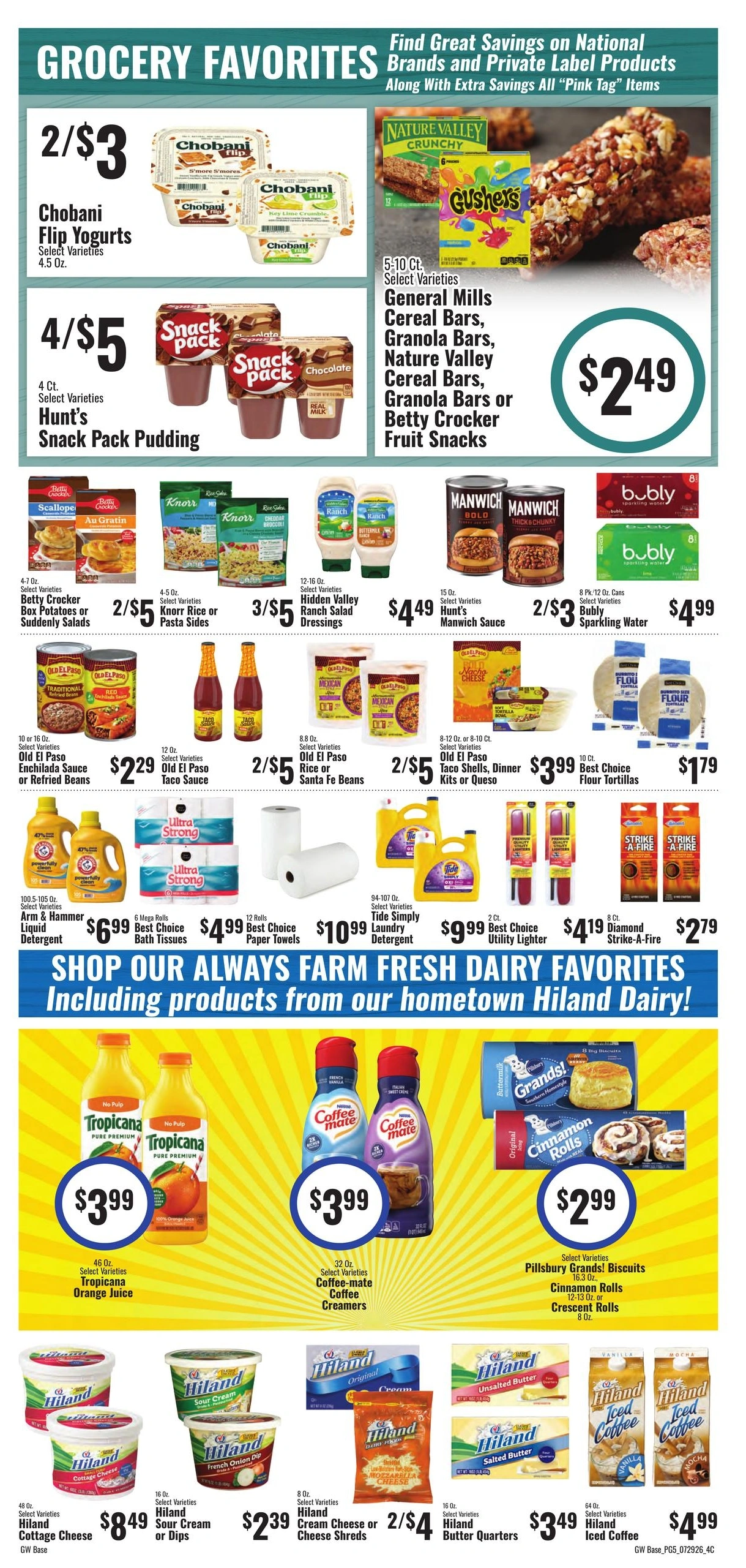G&W Foods flyer page 7