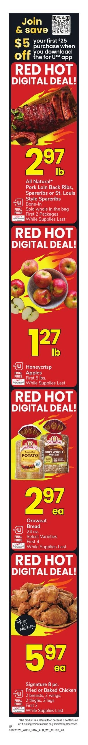 Albertsons flyer page 1
