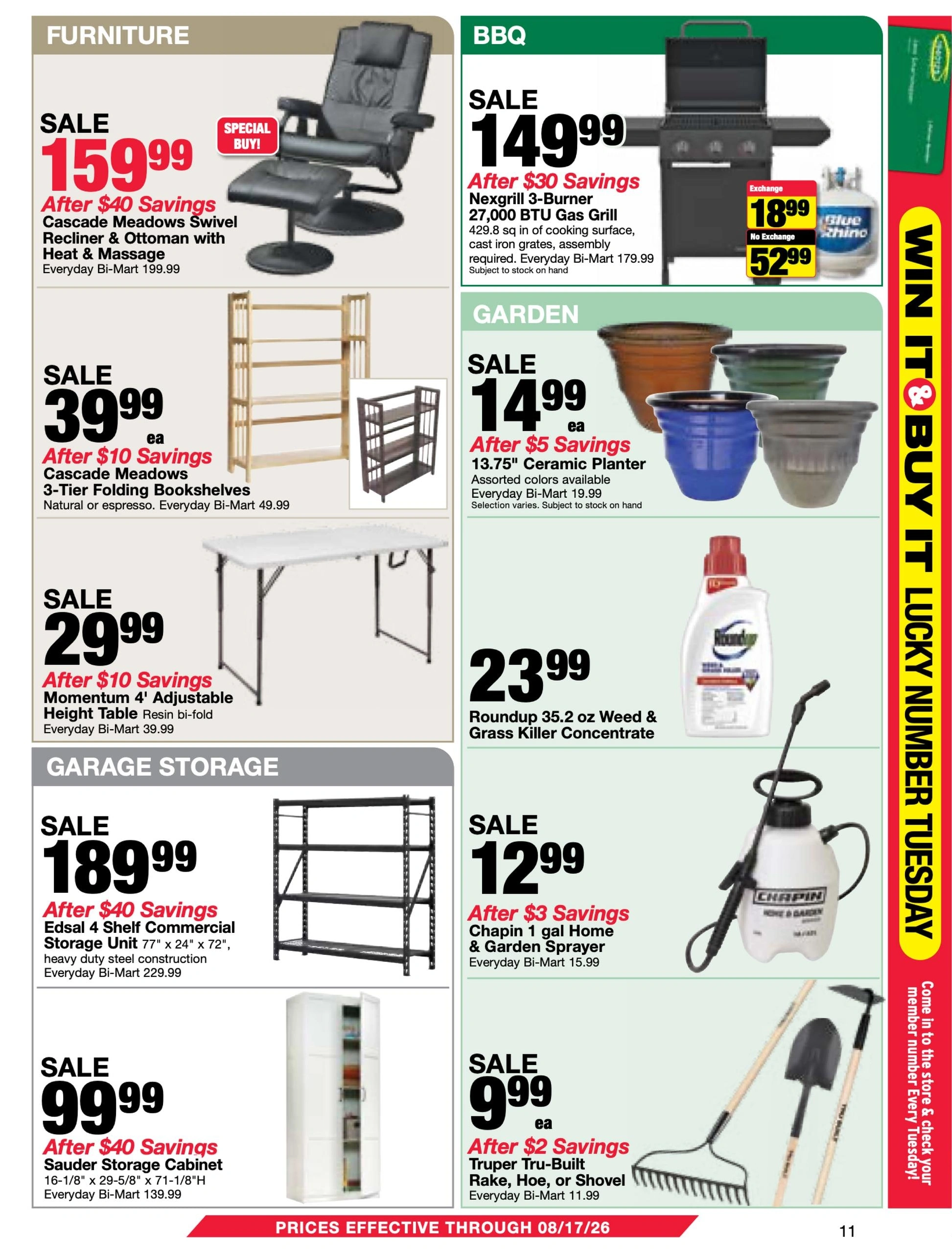 Bi-Mart flyer page 11