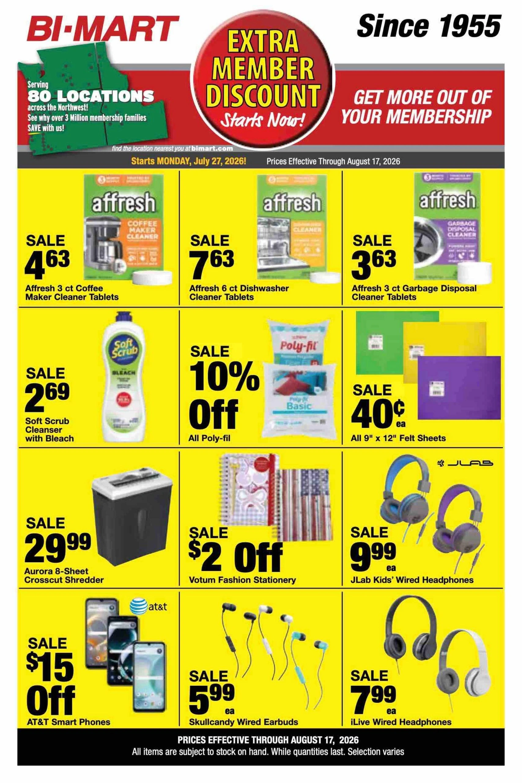 Bi-Mart flyer page 15