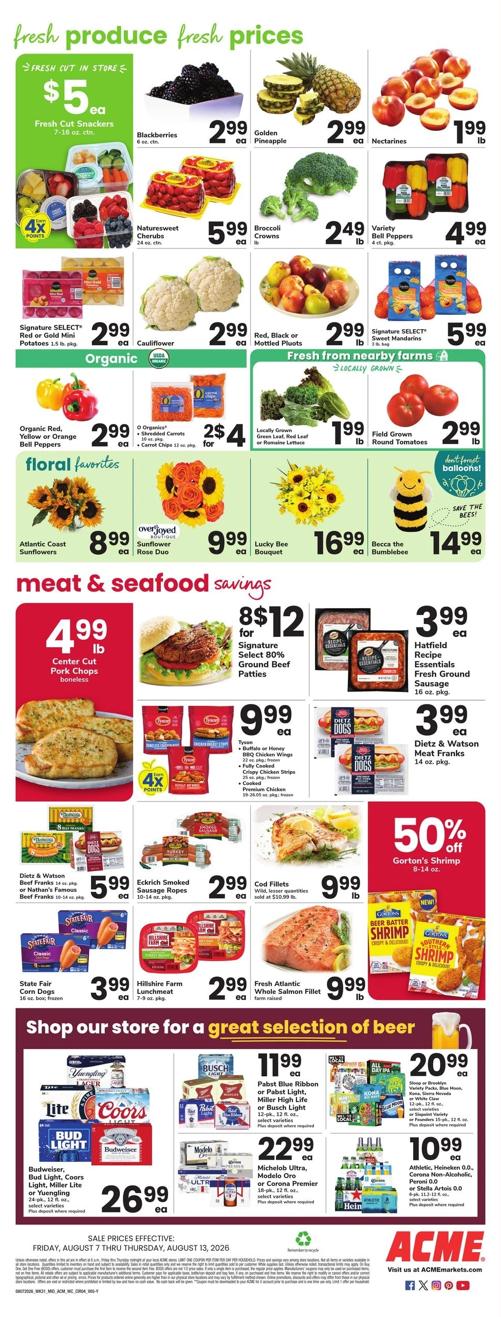 Acme Markets flyer page 4