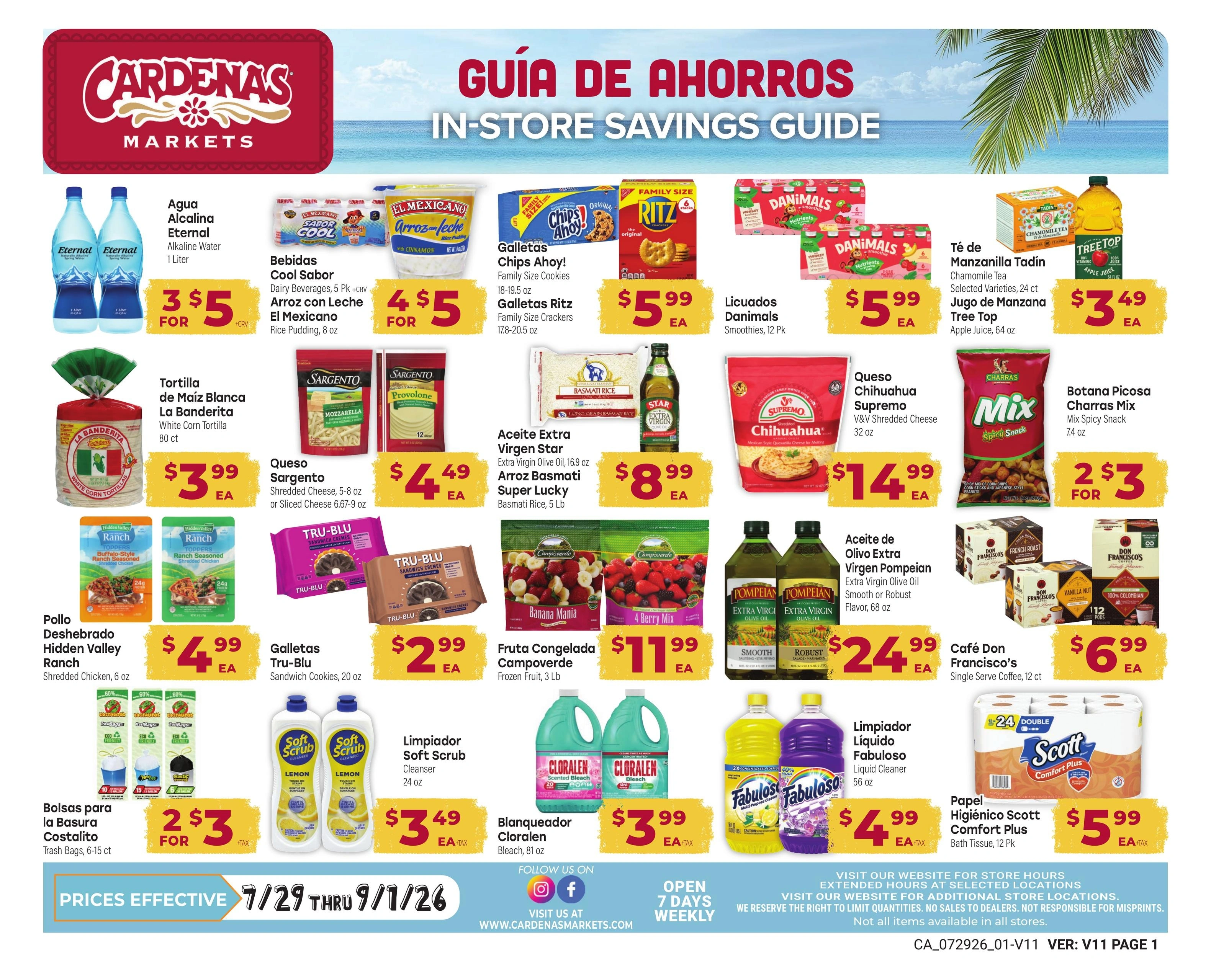 Cardenas Markets flyer page 1