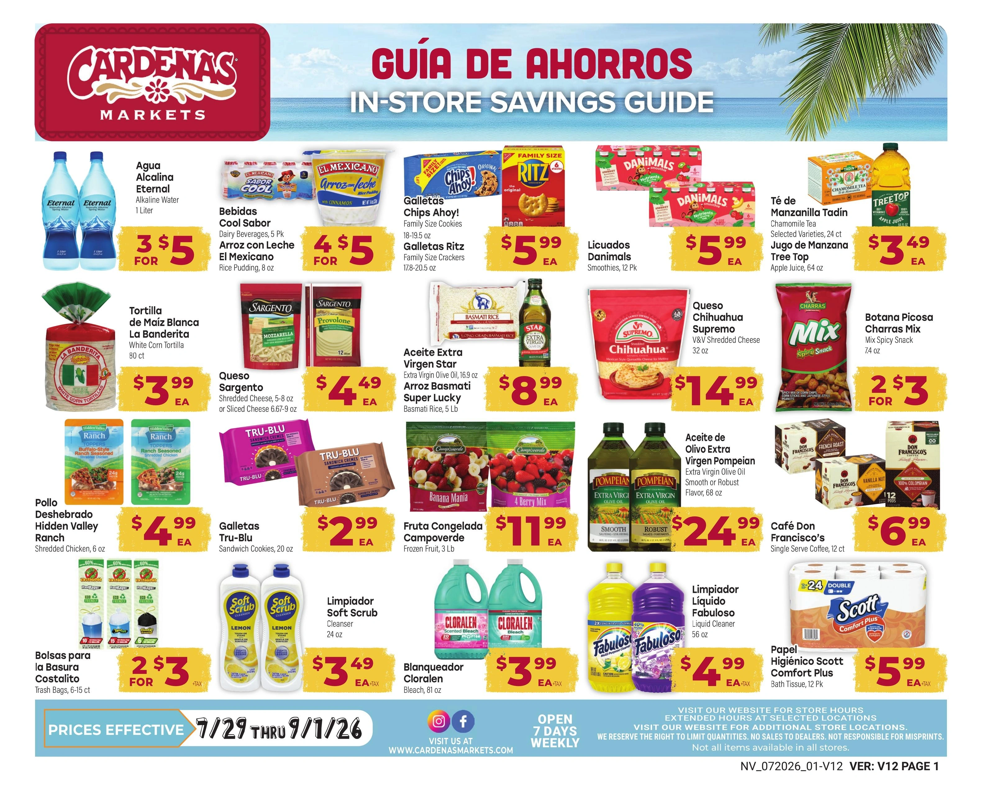 Cardenas Markets flyer page 1