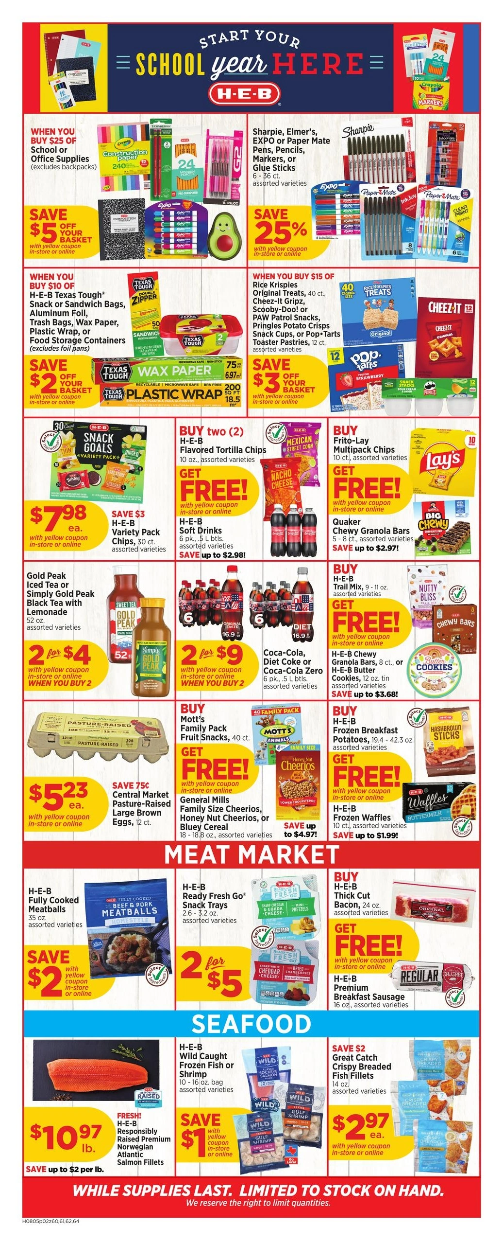 H-E-B flyer page 2