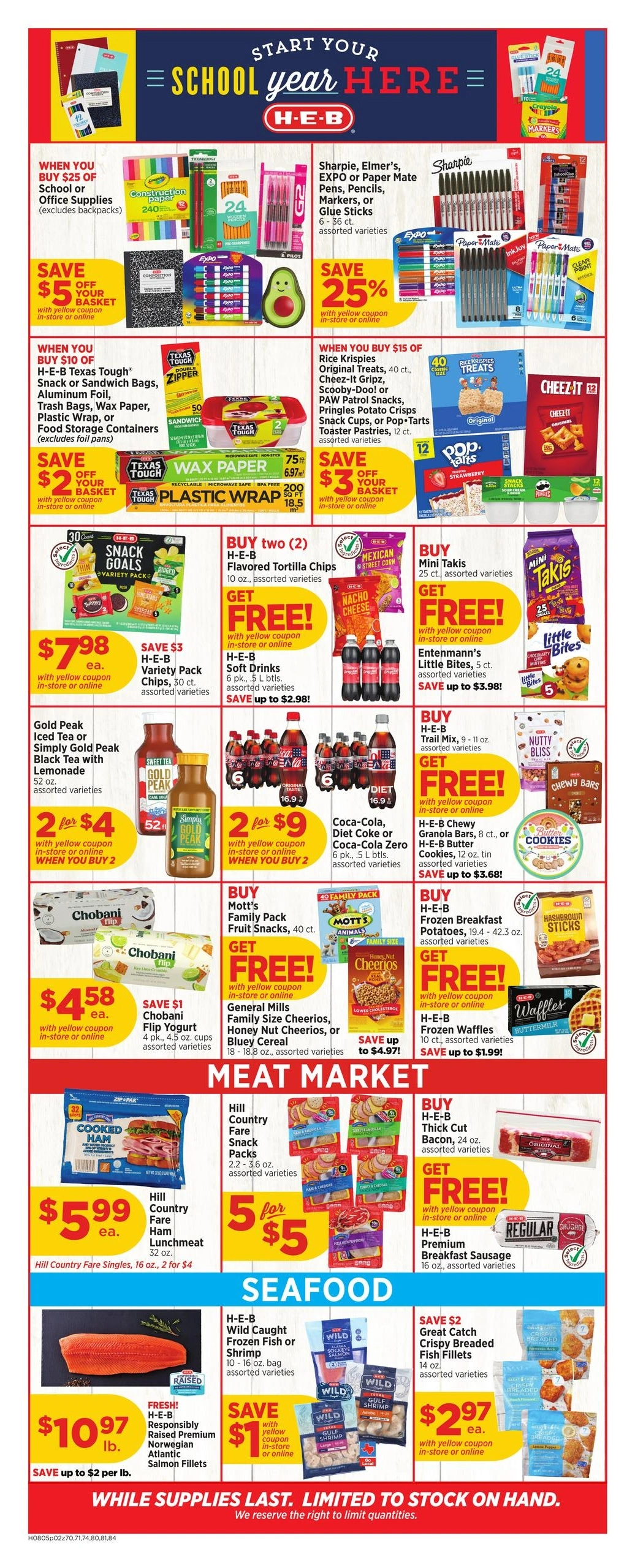 H-E-B flyer page 2